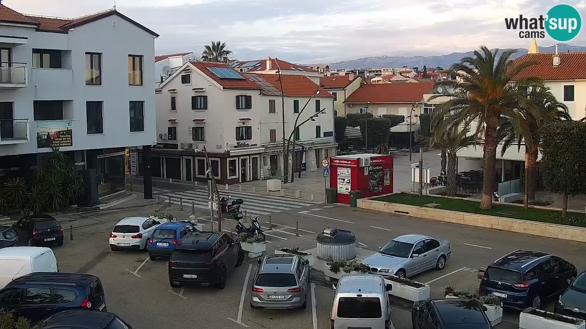Livecam Promenade a Novalja
