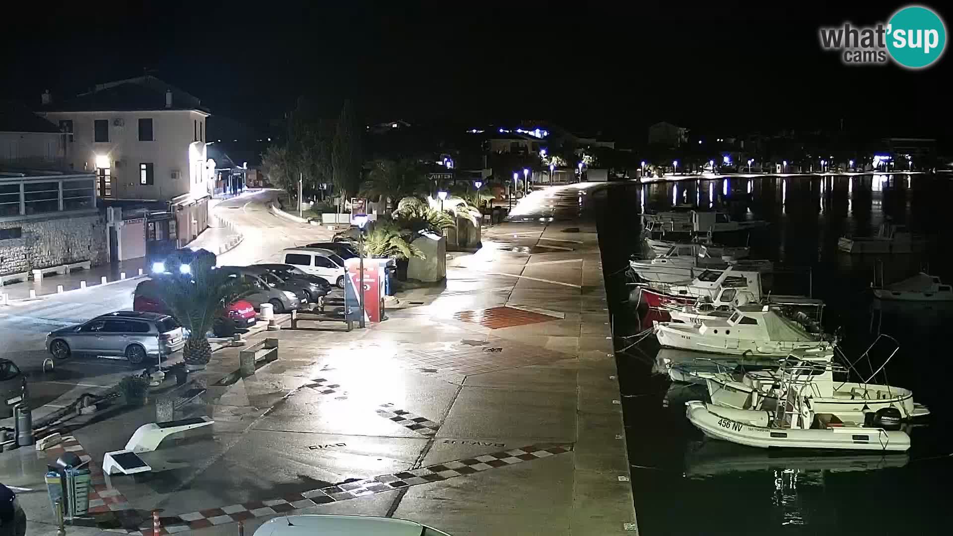 Novalja Livecam promenade