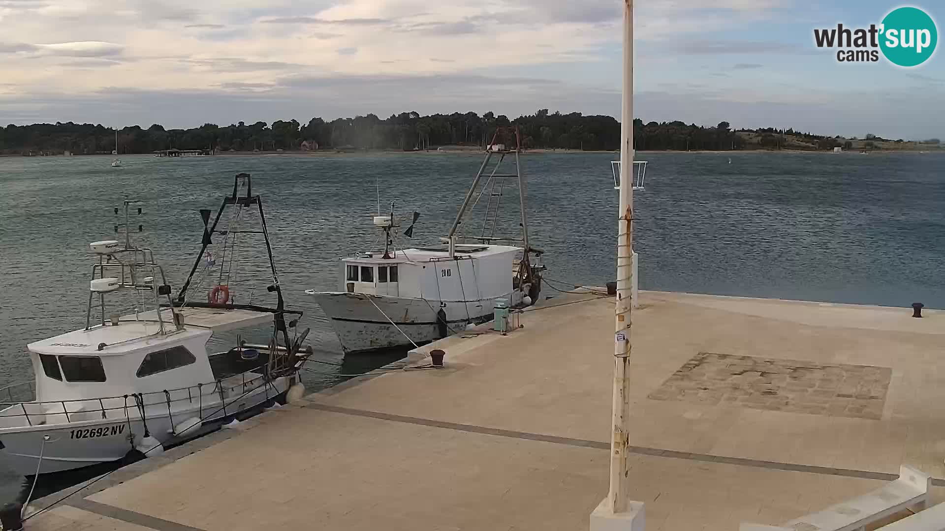 Webcam Novalja seaside promenade