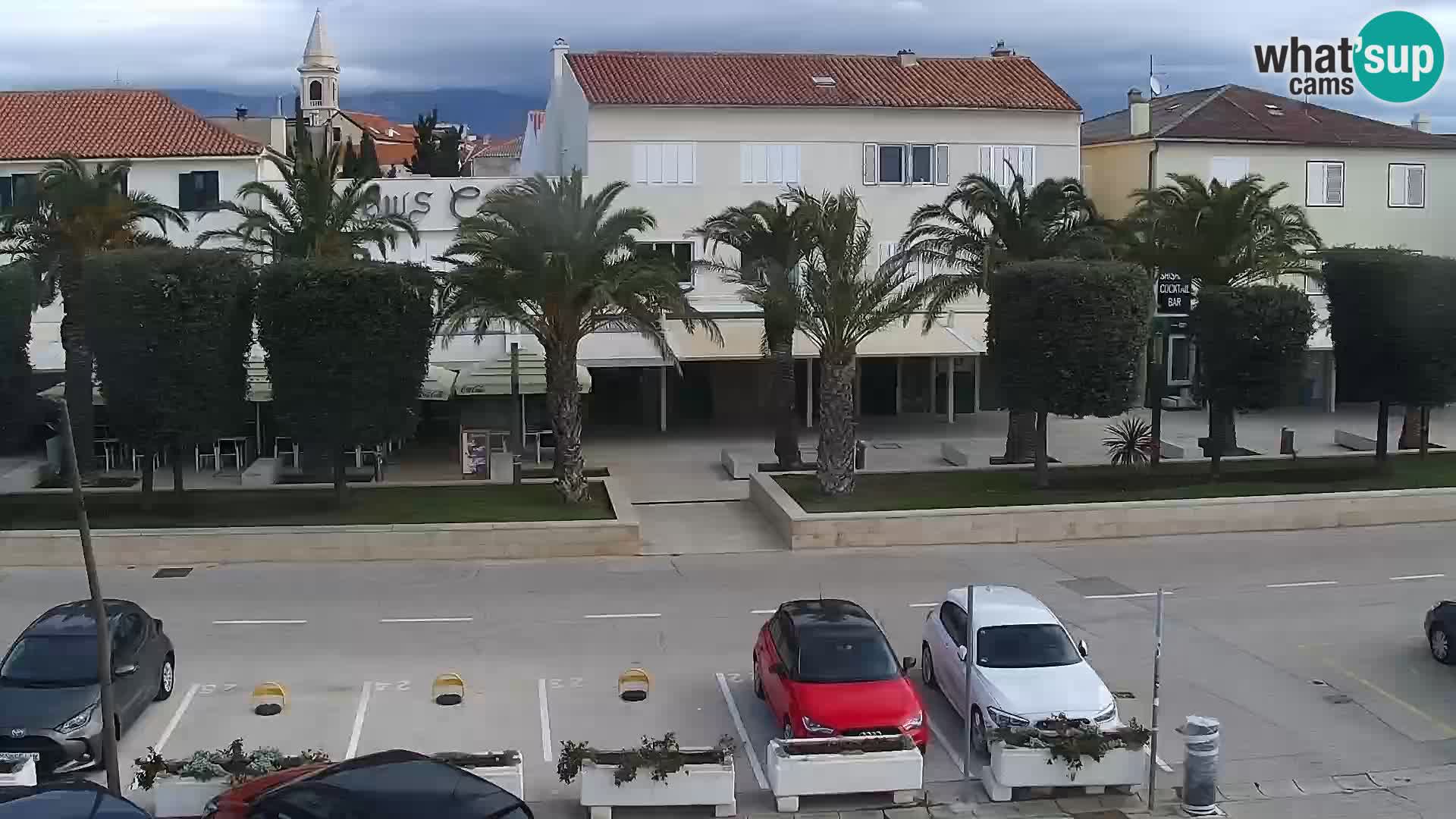 Novalja Livecam promenade