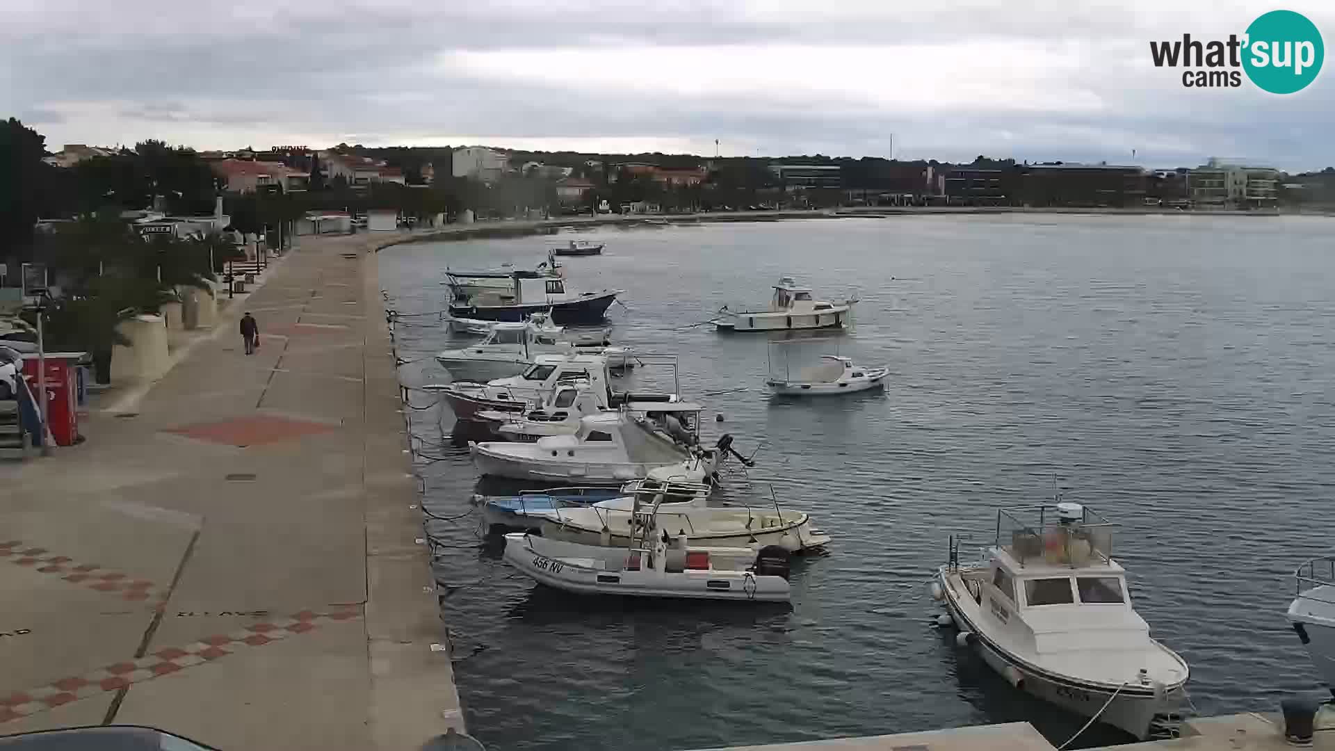 Novalja Livecam promenade