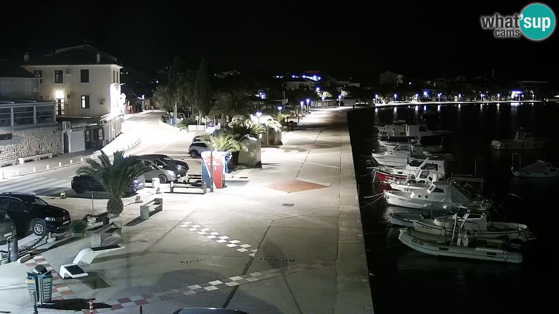 Novalja Livecam promenade