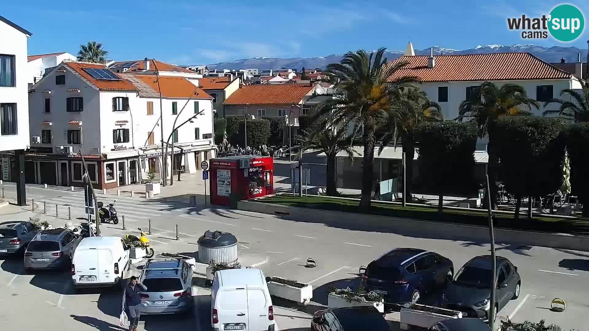 Novalja Livecam promenade