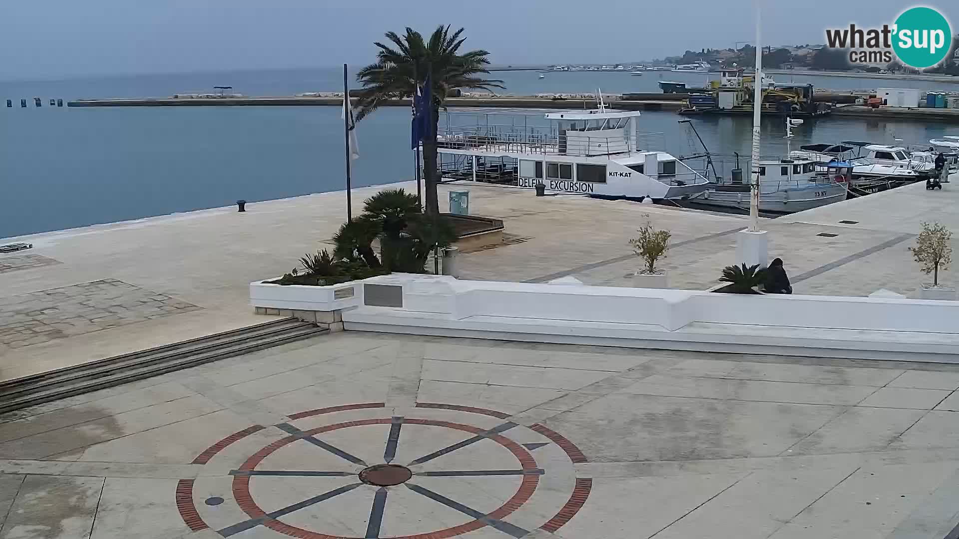 Novalja spletna kamera promenada