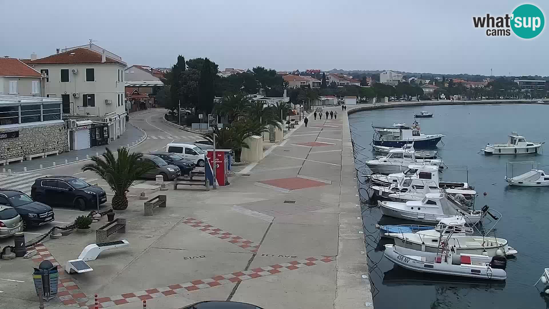 Novalja Livecam promenade