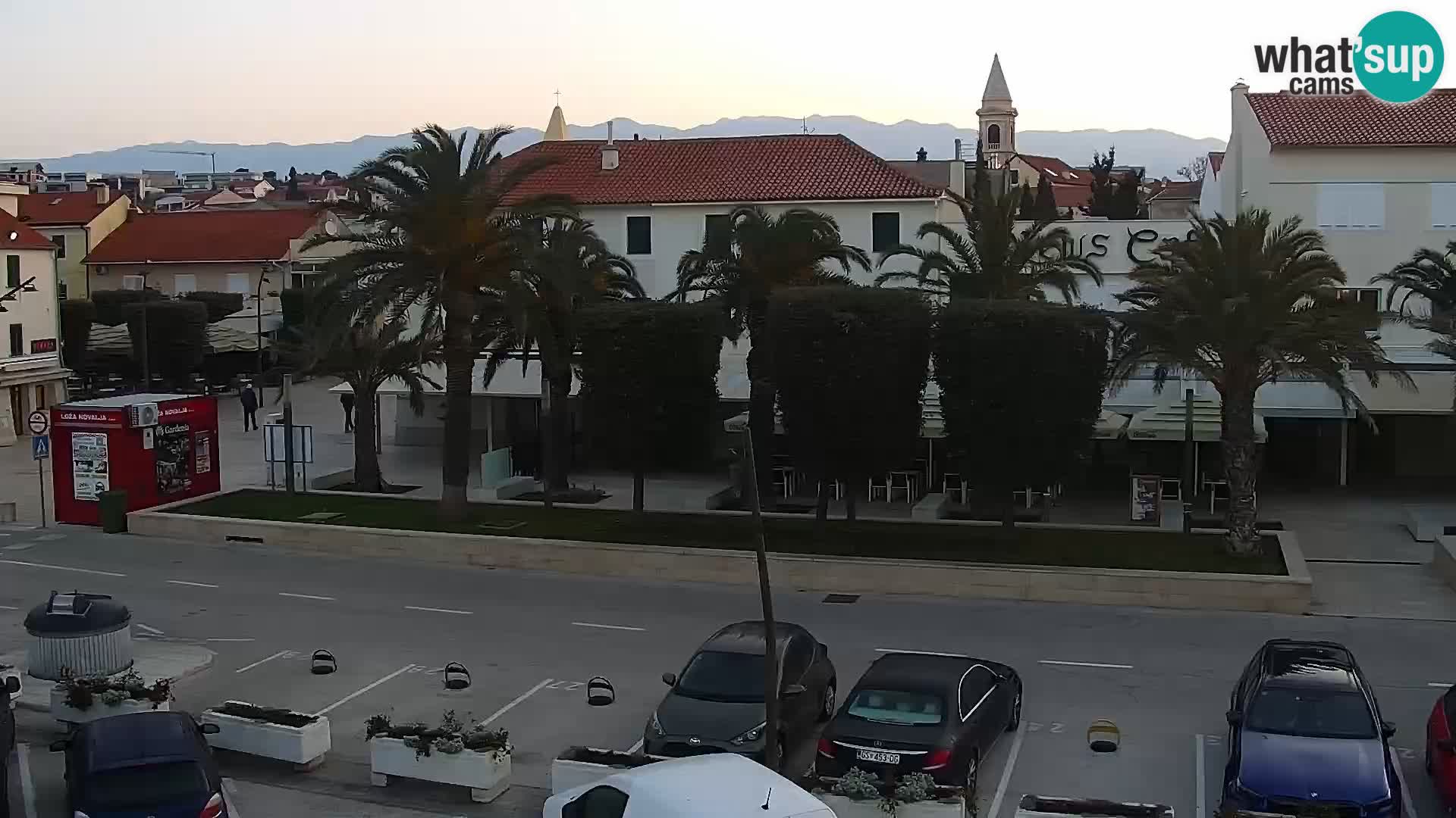 Novalja Livecam promenade