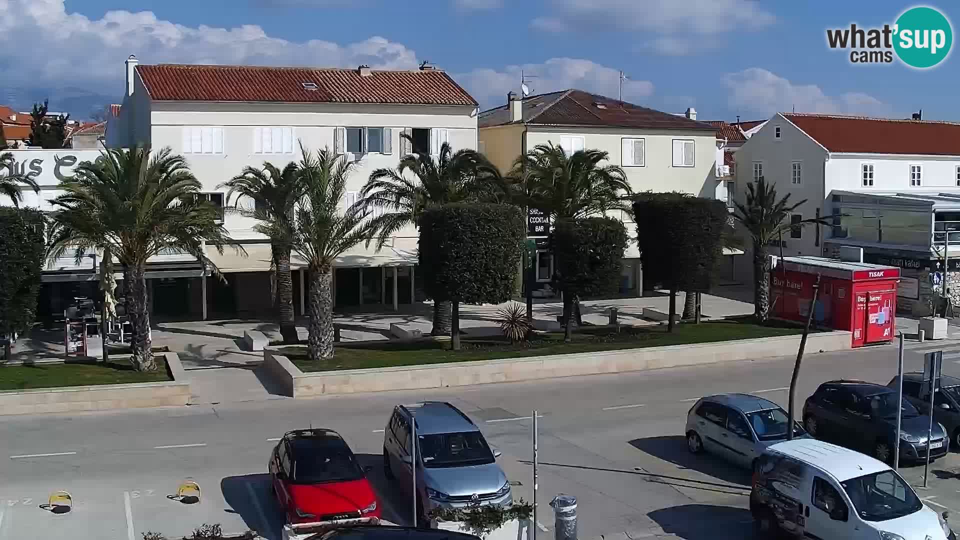 Novalja Livecam promenade