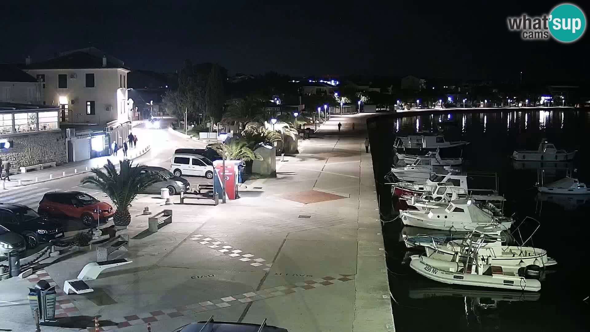 Novalja Livecam promenade