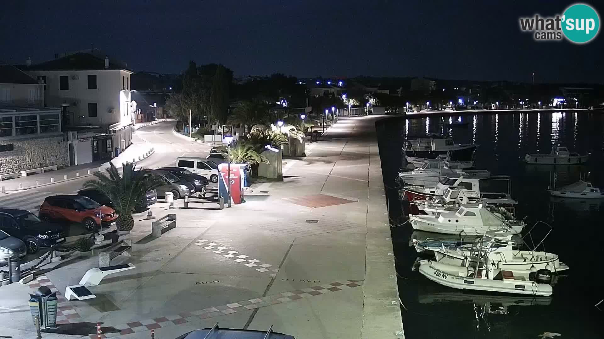 Novalja Livecam promenade