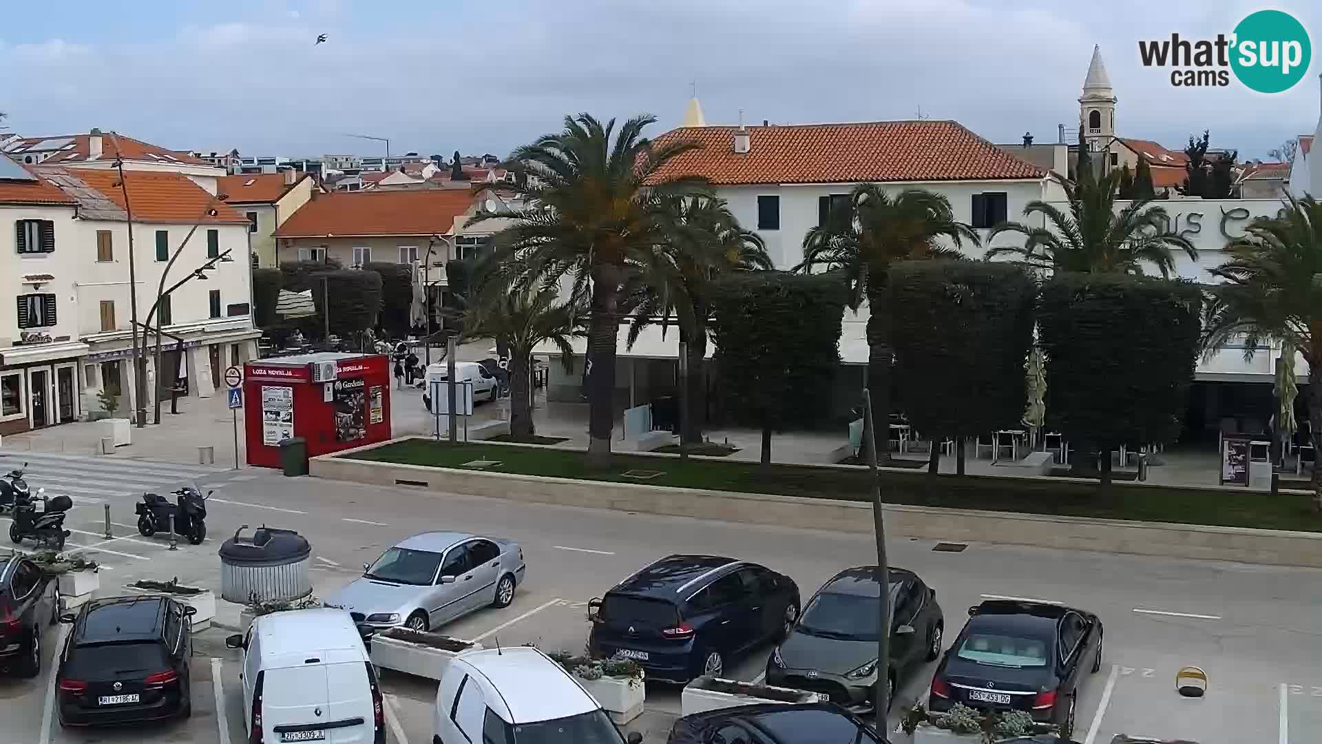Novalja Livecam promenade