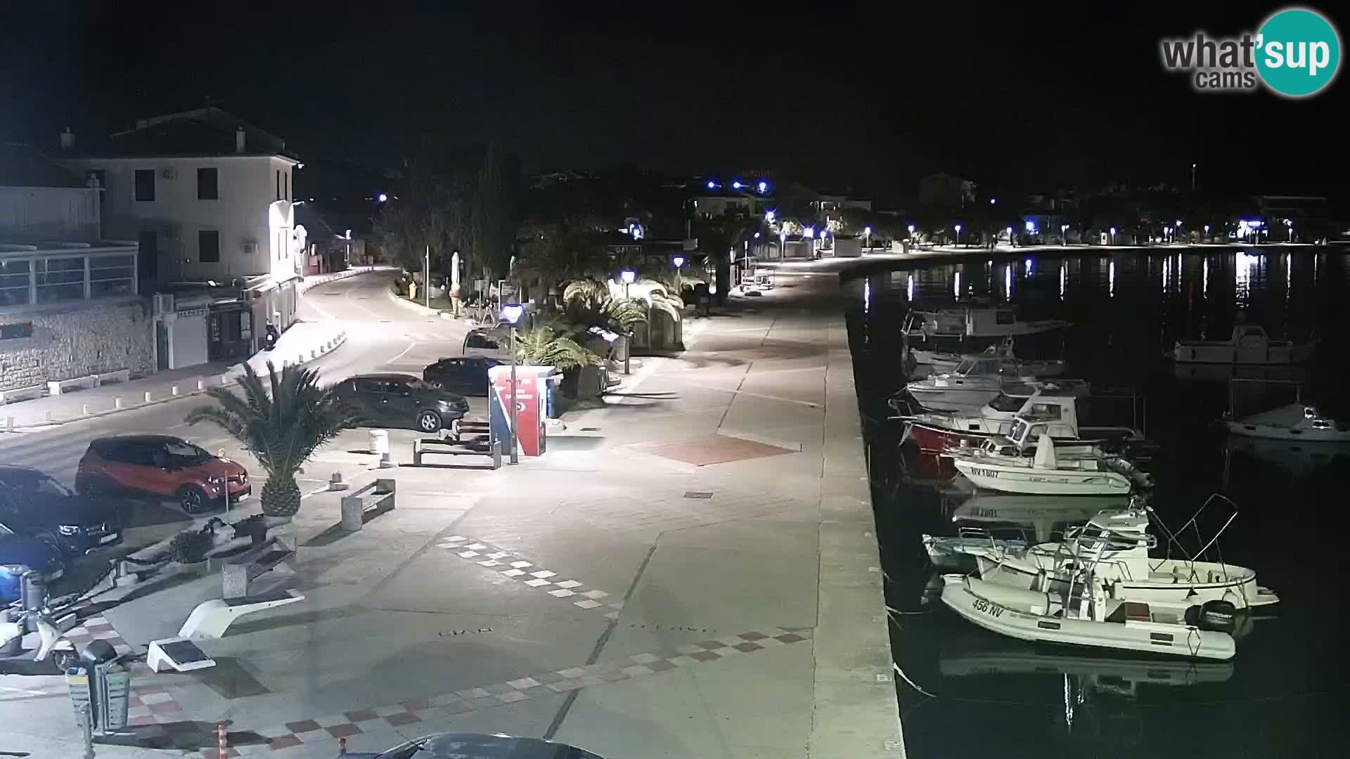 Novalja Livecam promenade