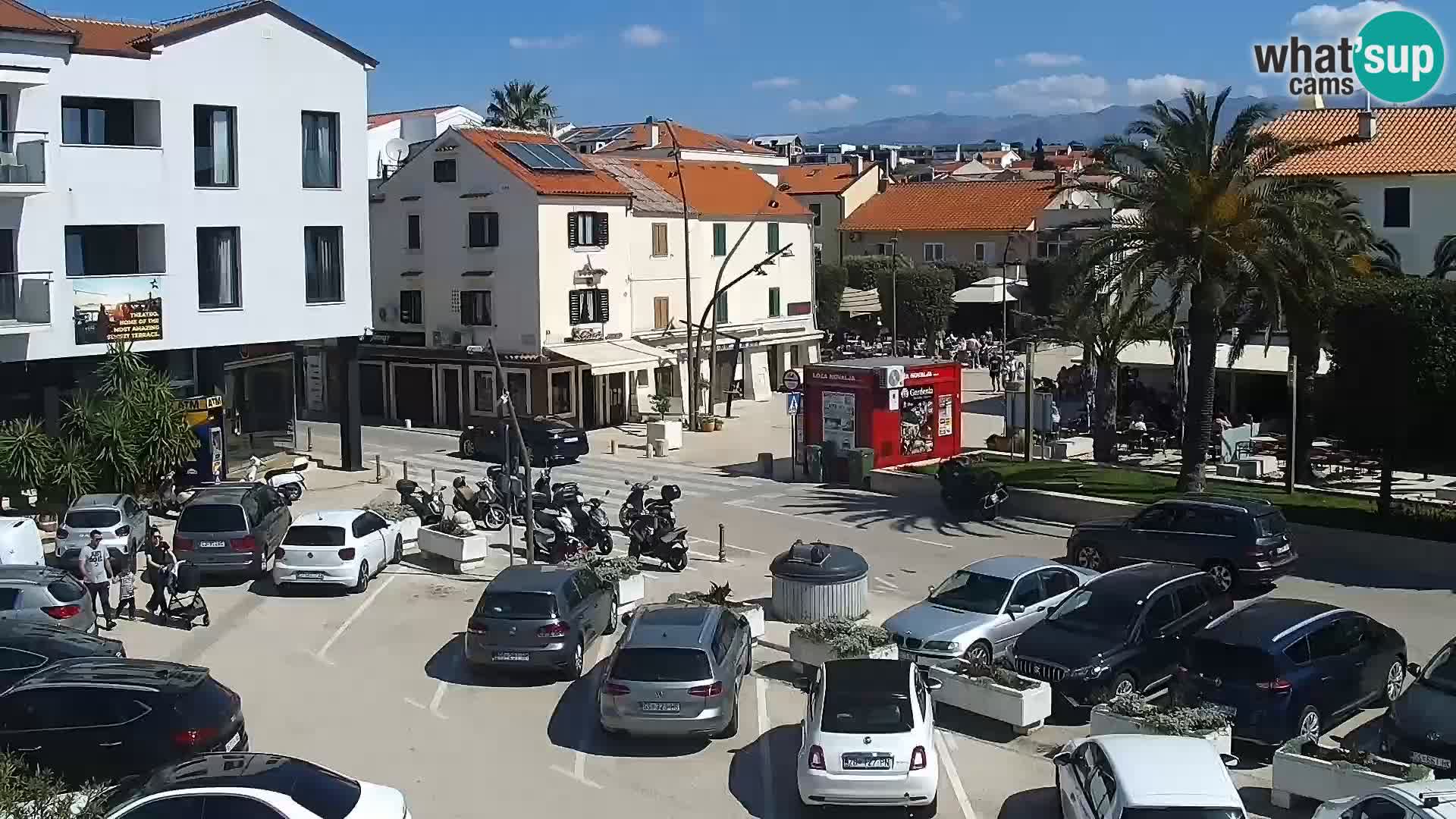 Livecam Promenade a Novalja