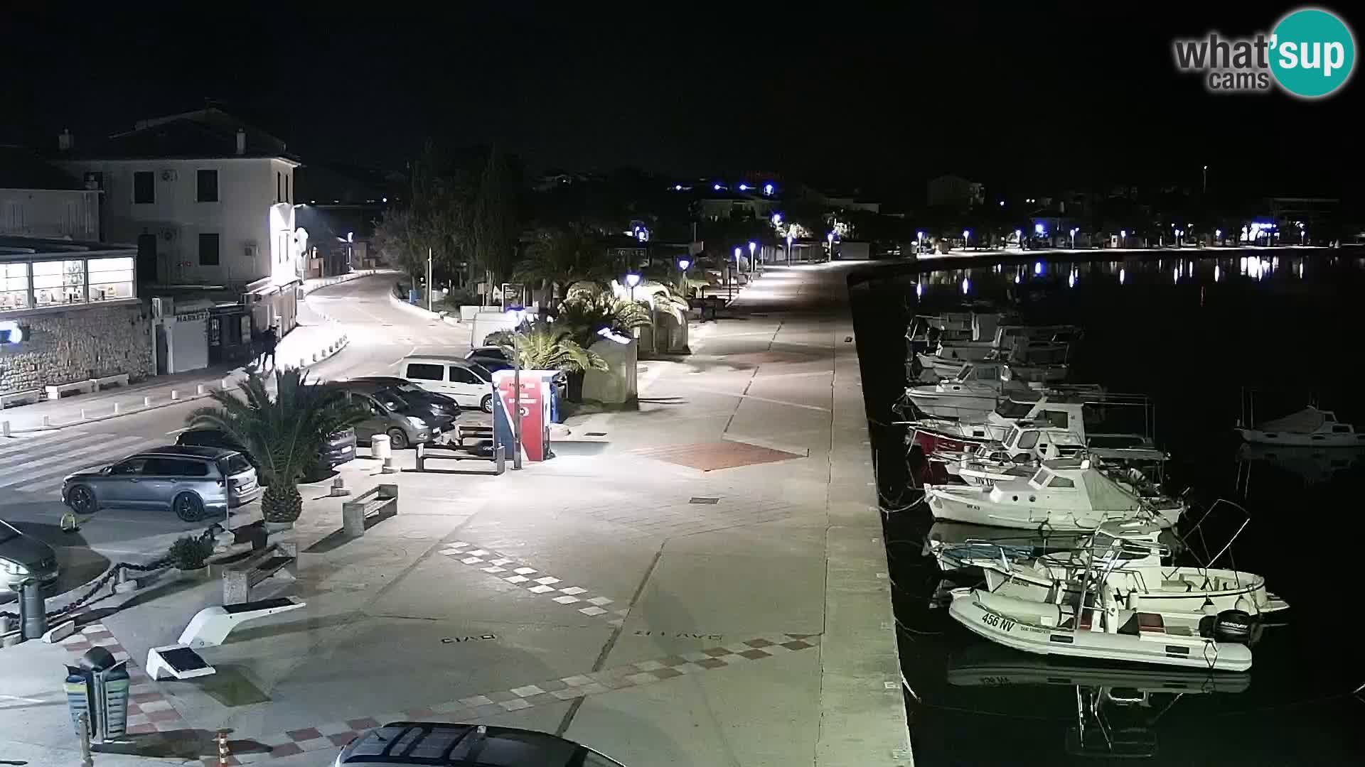 Novalja Livecam promenade
