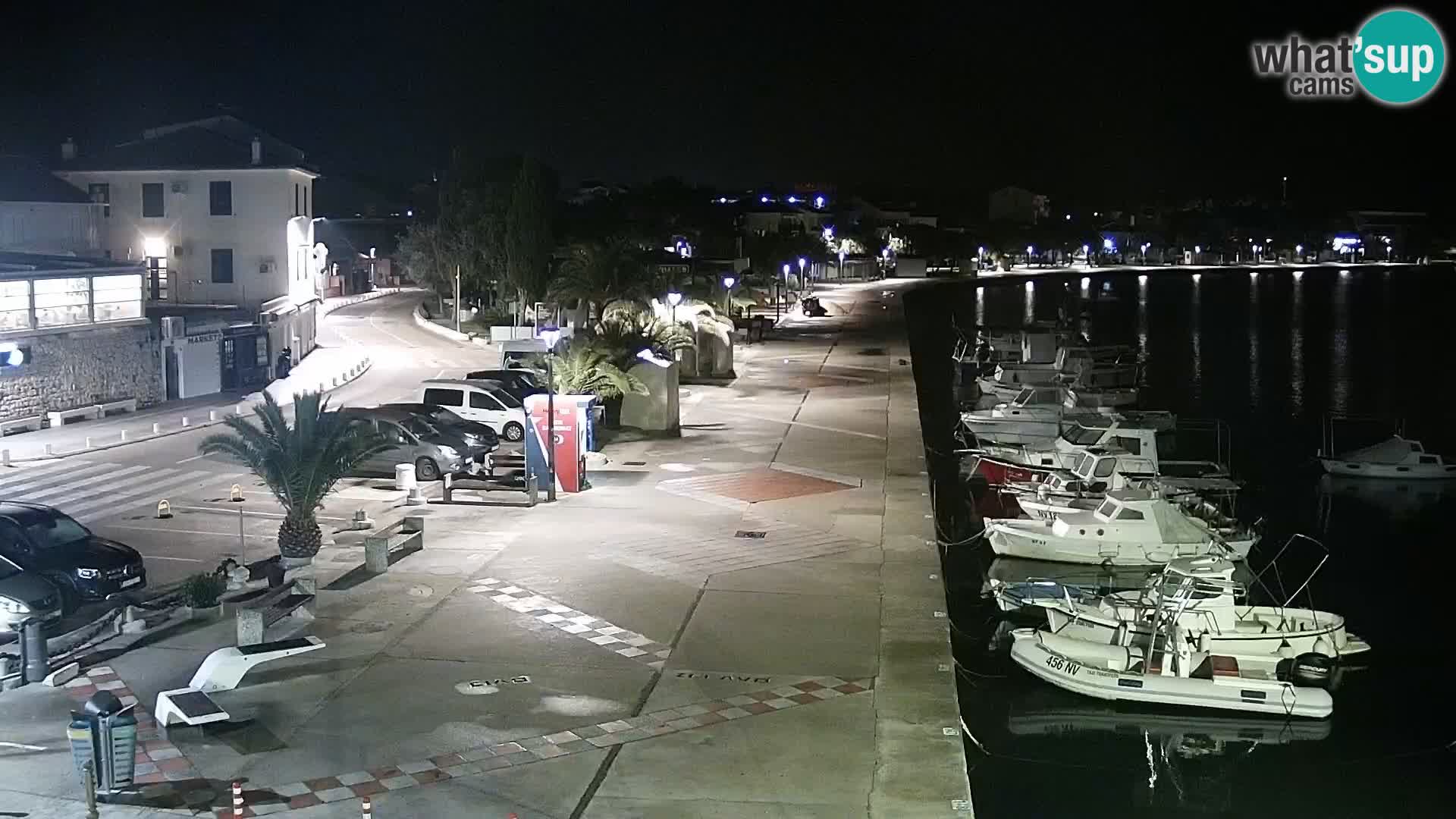 Livecam Promenade a Novalja