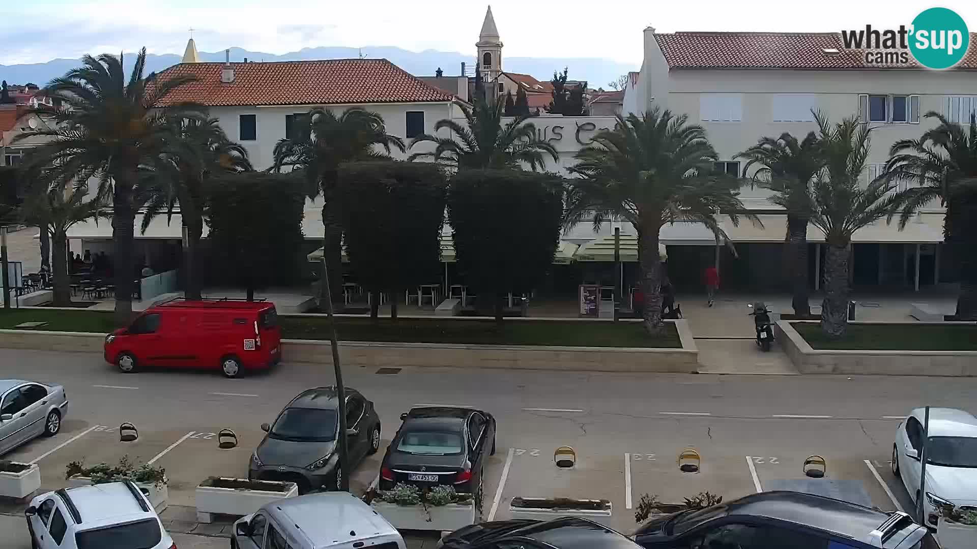 Novalja Livecam promenade