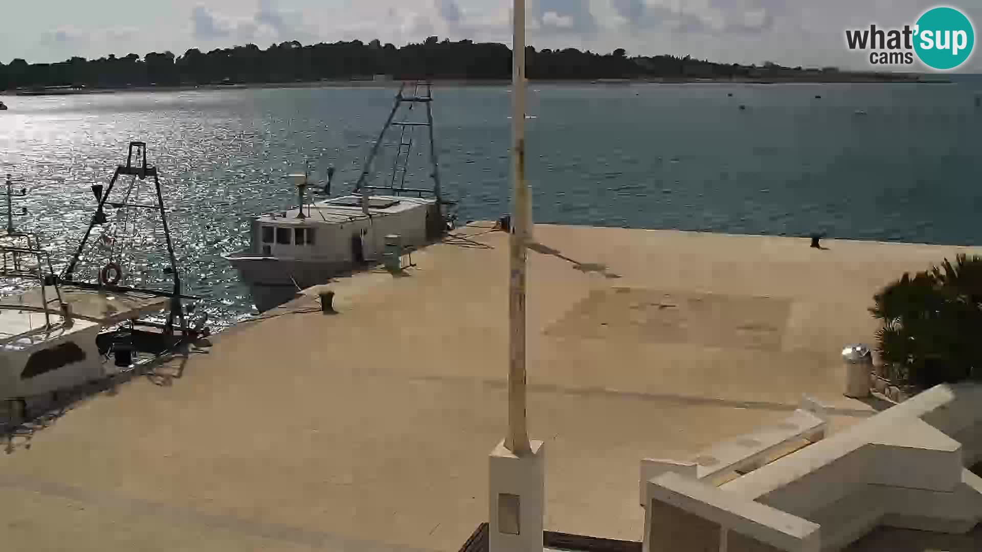 Web kamera Novalja promenada