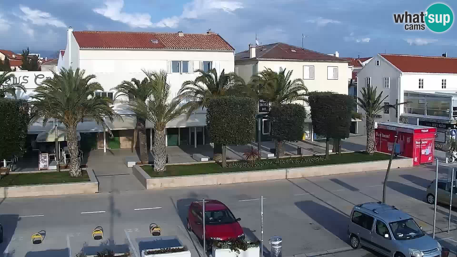 Livecam Promenade a Novalja