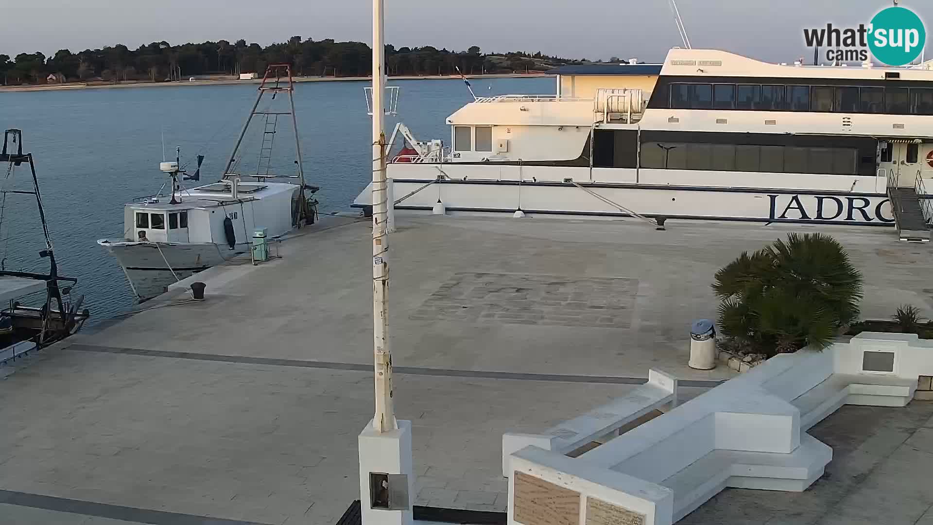 Novalja spletna kamera promenada