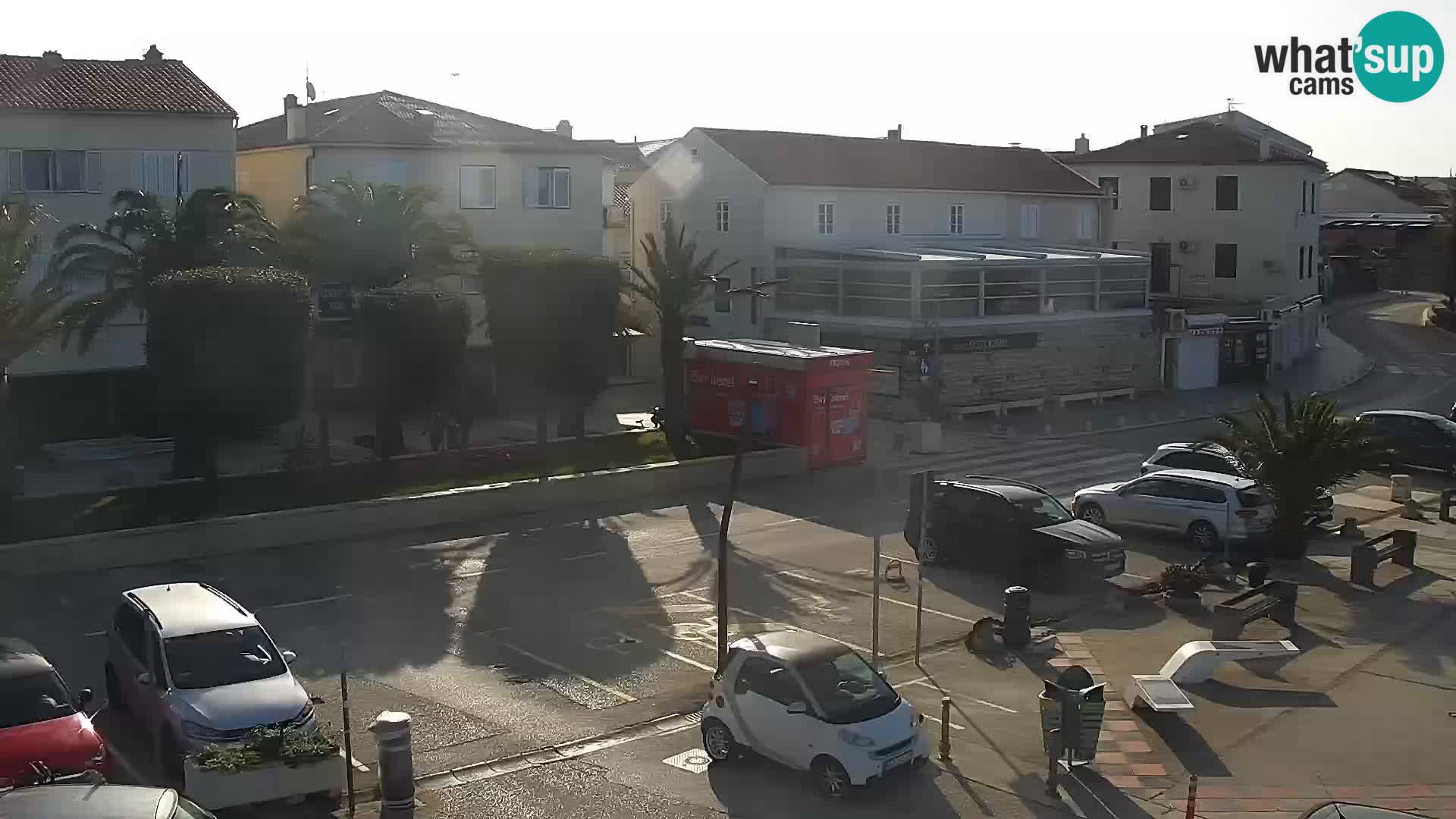 Web kamera Novalja promenada