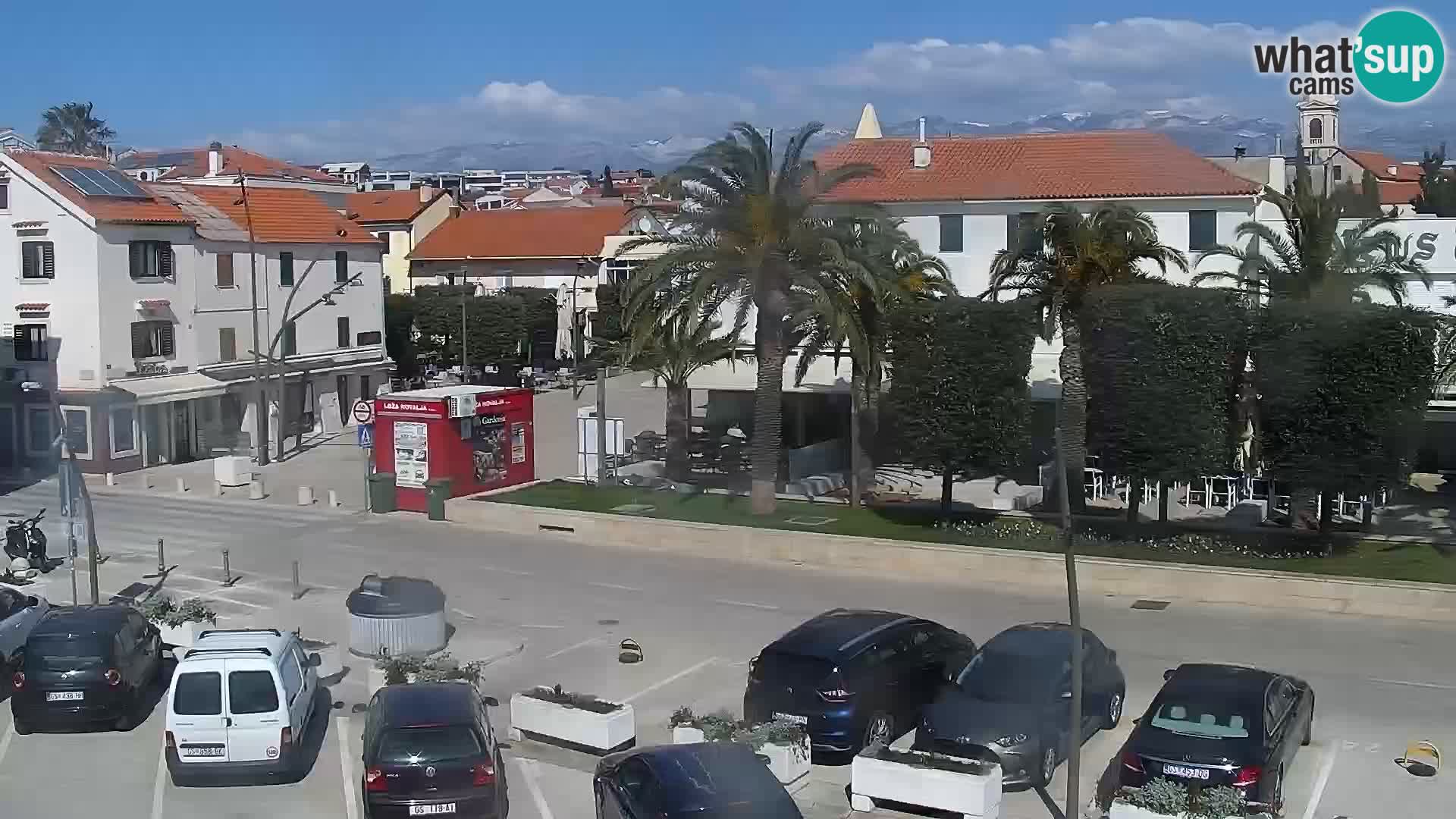 Livecam Promenade a Novalja