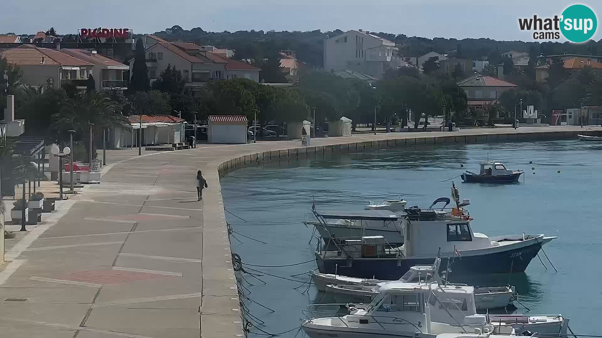 Novalja Livecam promenade