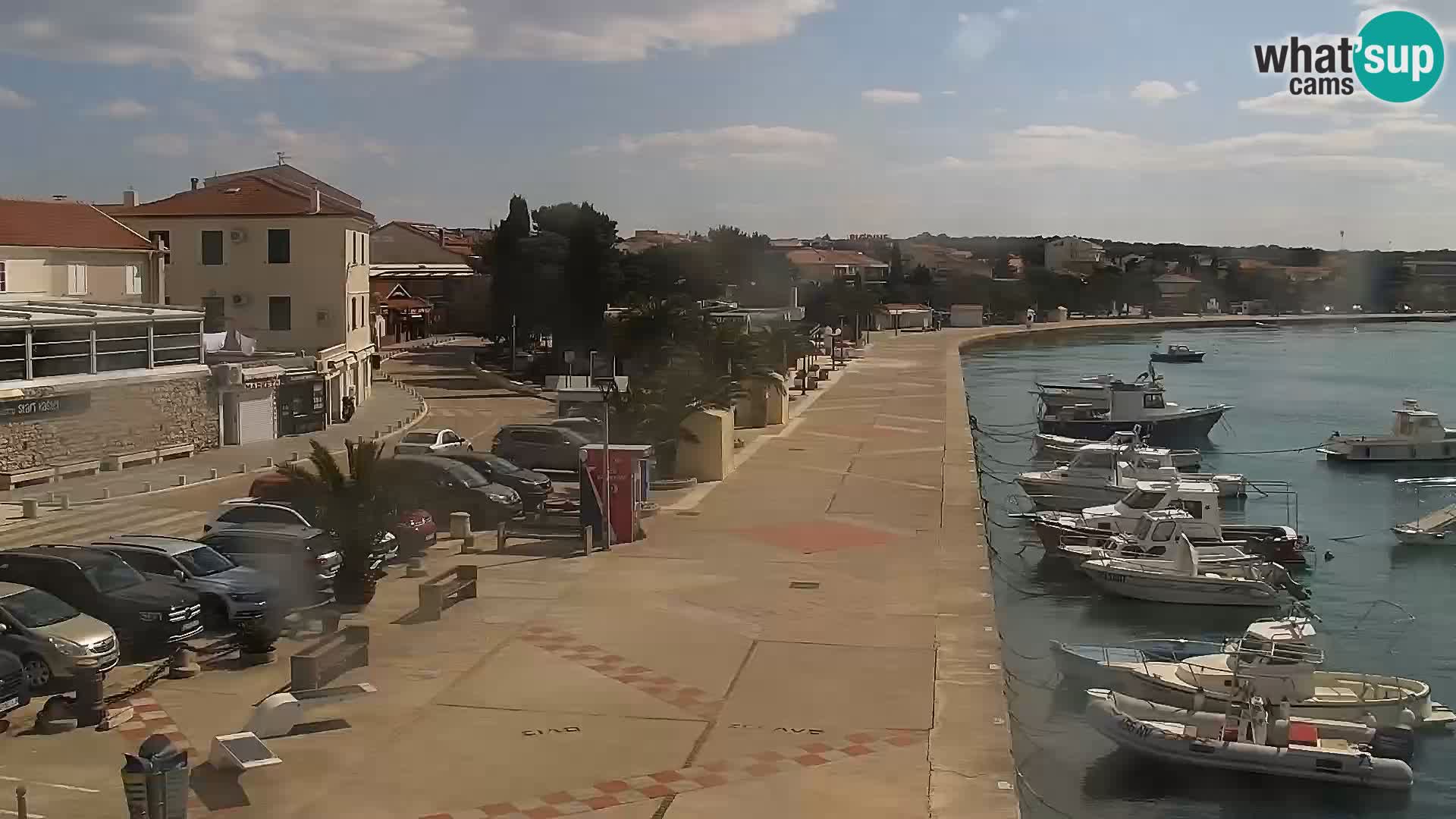 Novalja Livecam promenade