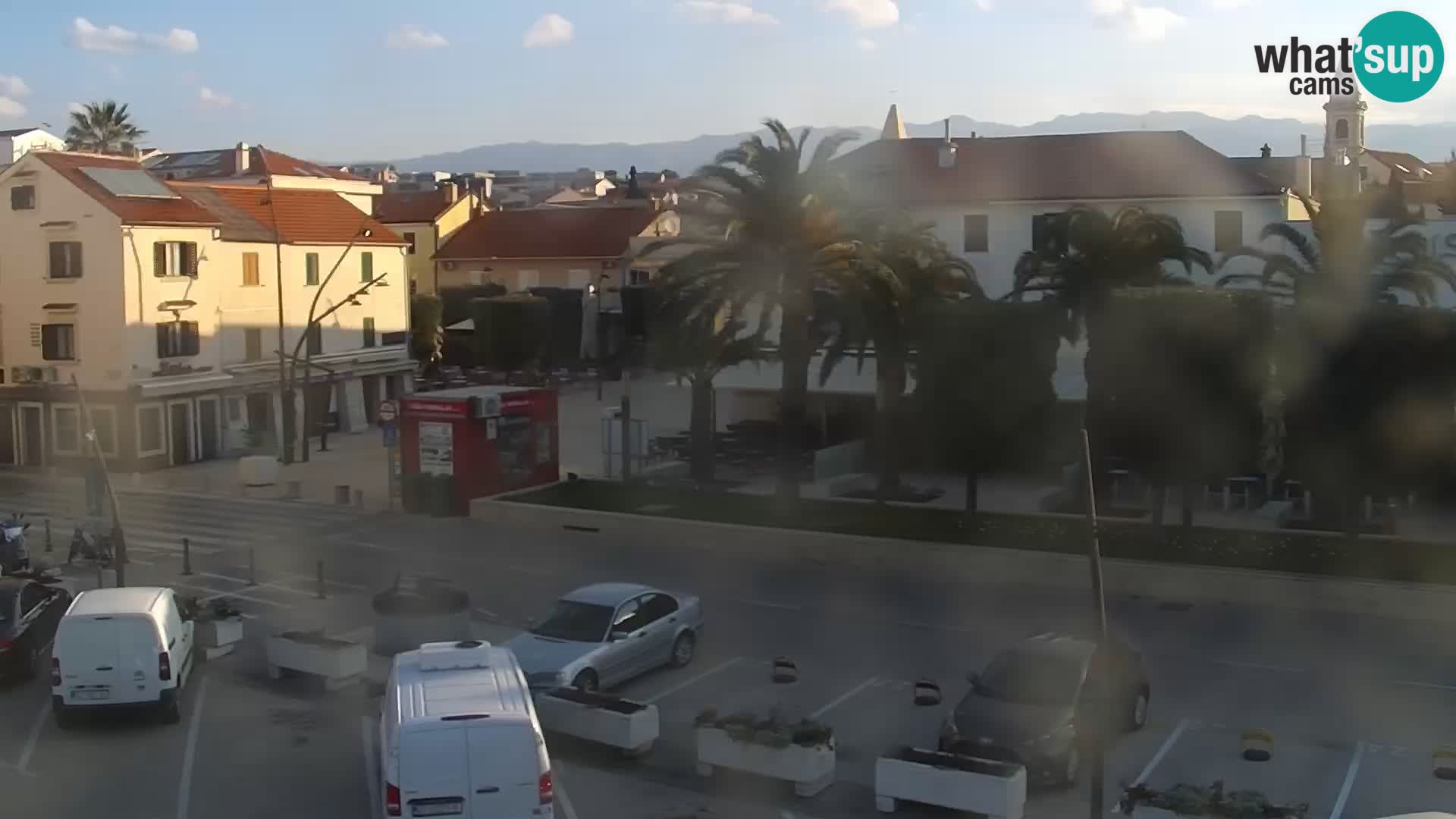 Webcam Novalja seaside promenade