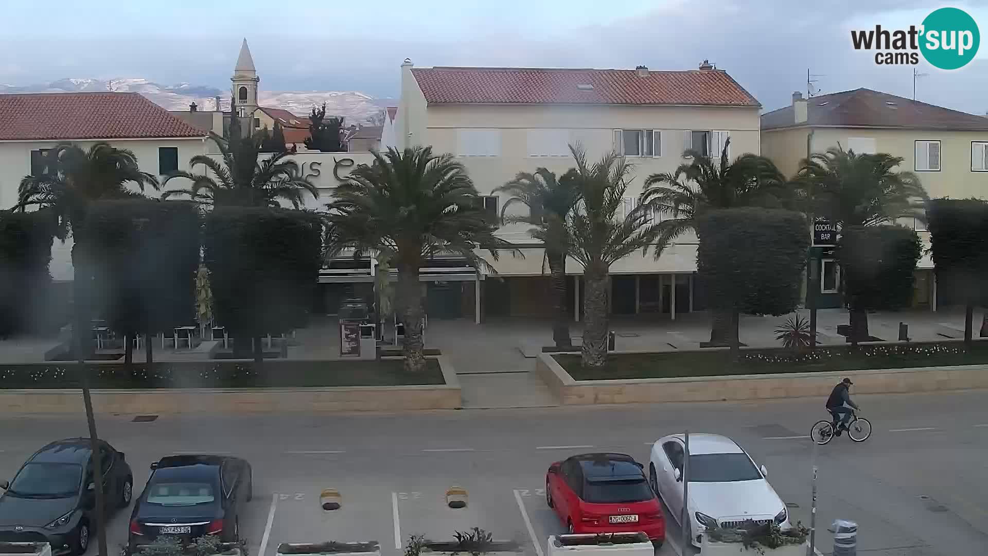 Livecam Promenade a Novalja