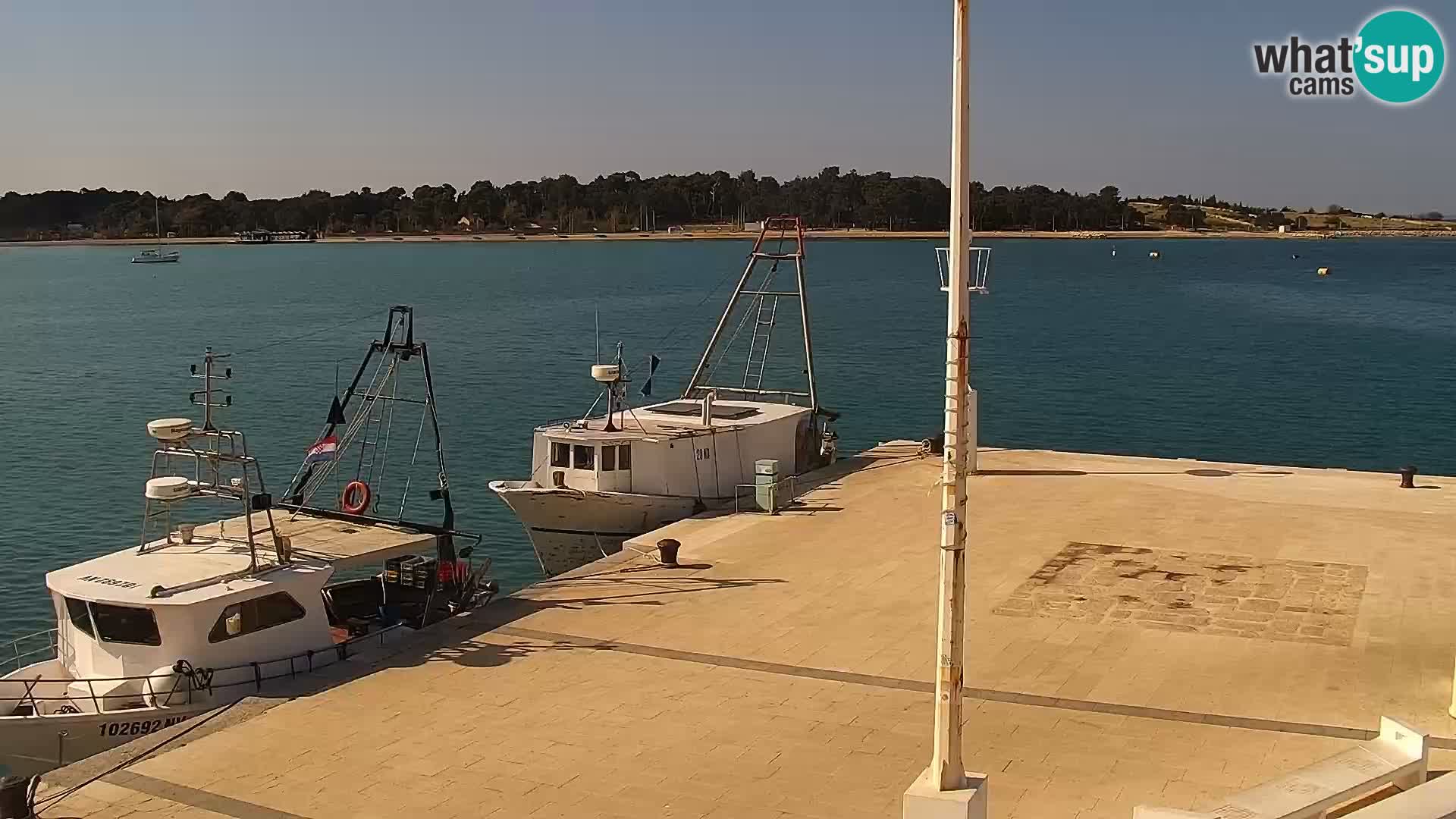 Novalja spletna kamera promenada