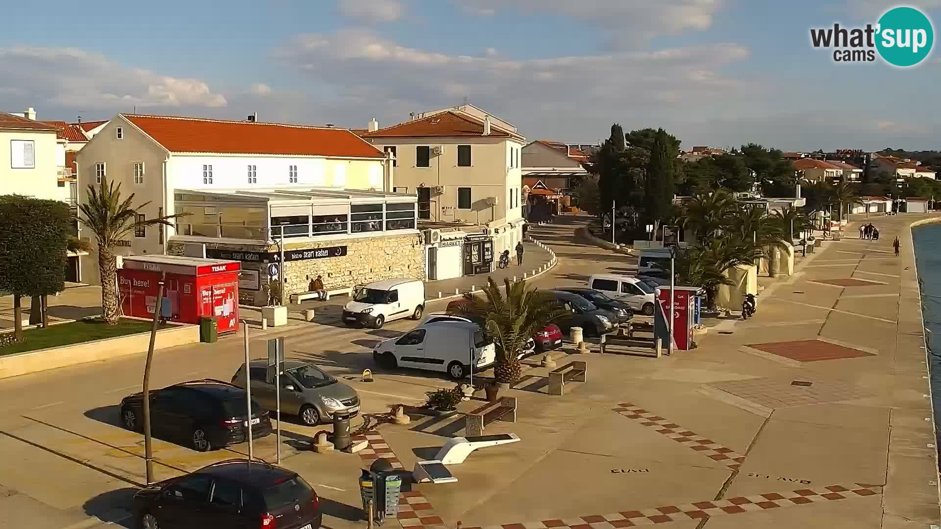 Livecam Promenade a Novalja