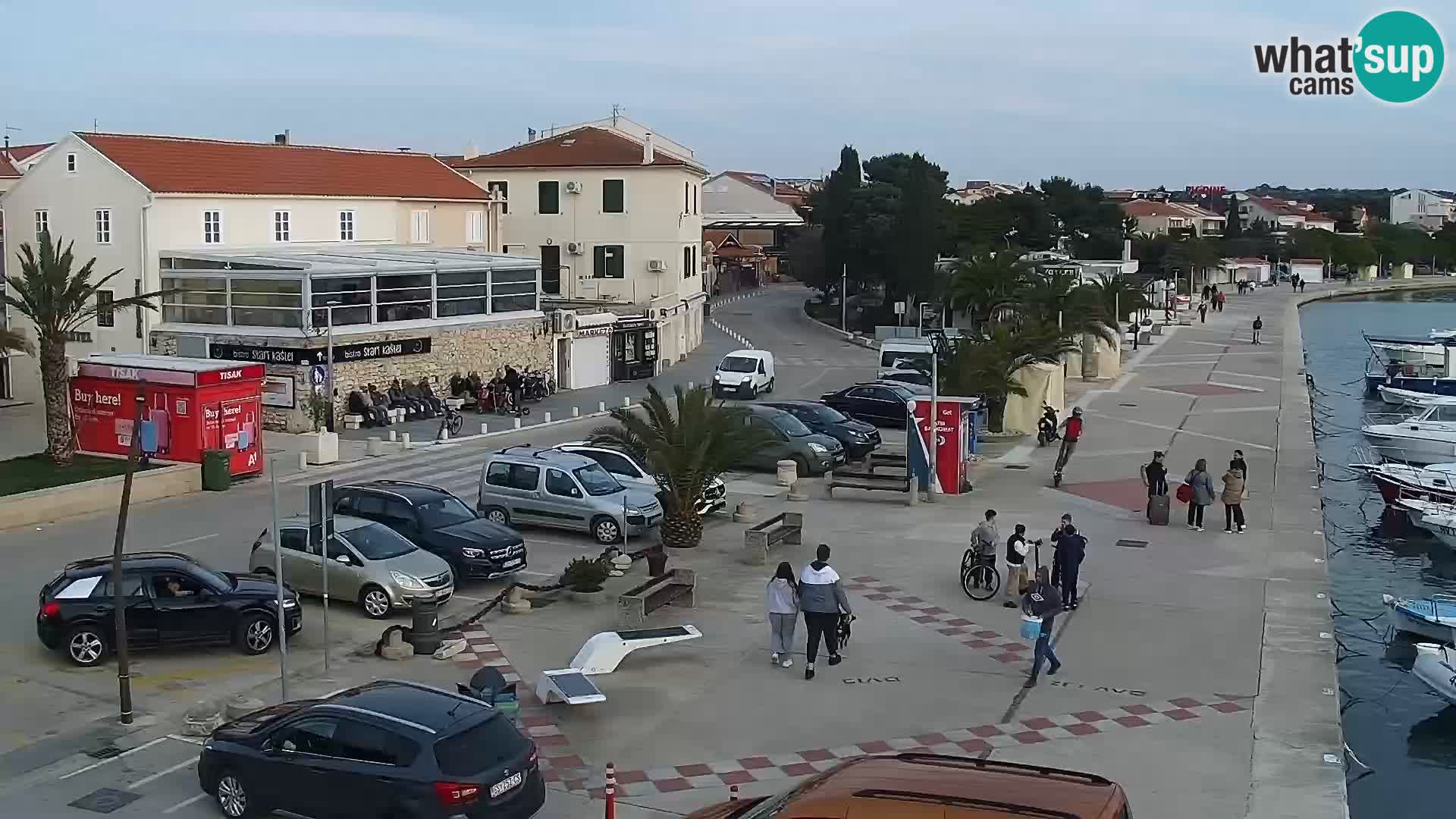 Livecam Promenade a Novalja
