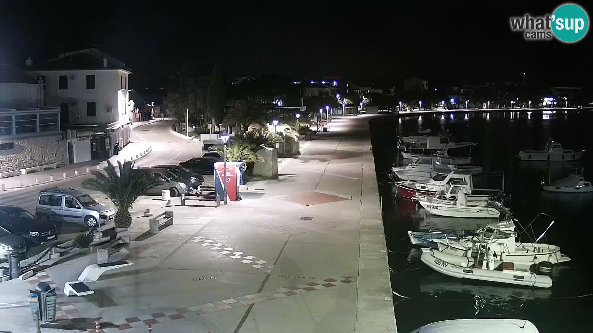 Novalja Livecam promenade