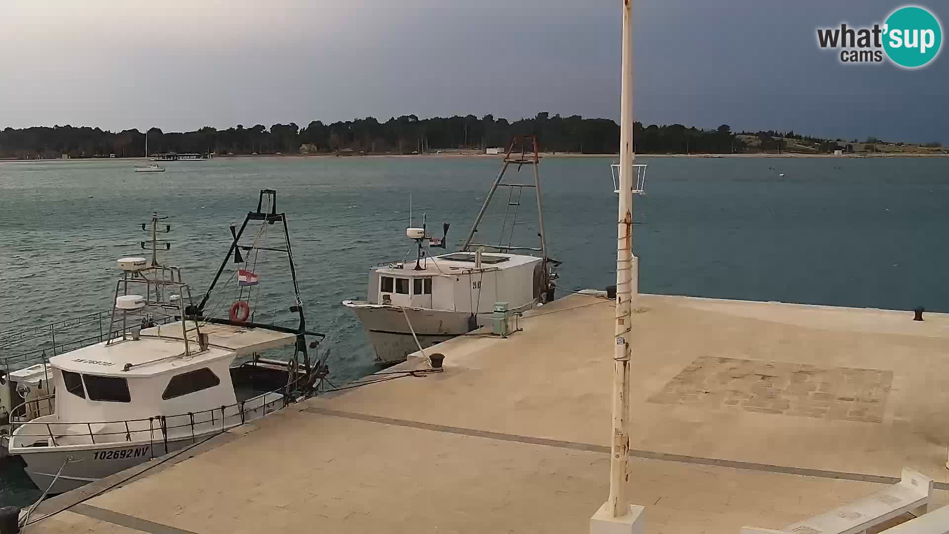 Webcam Novalja seaside promenade