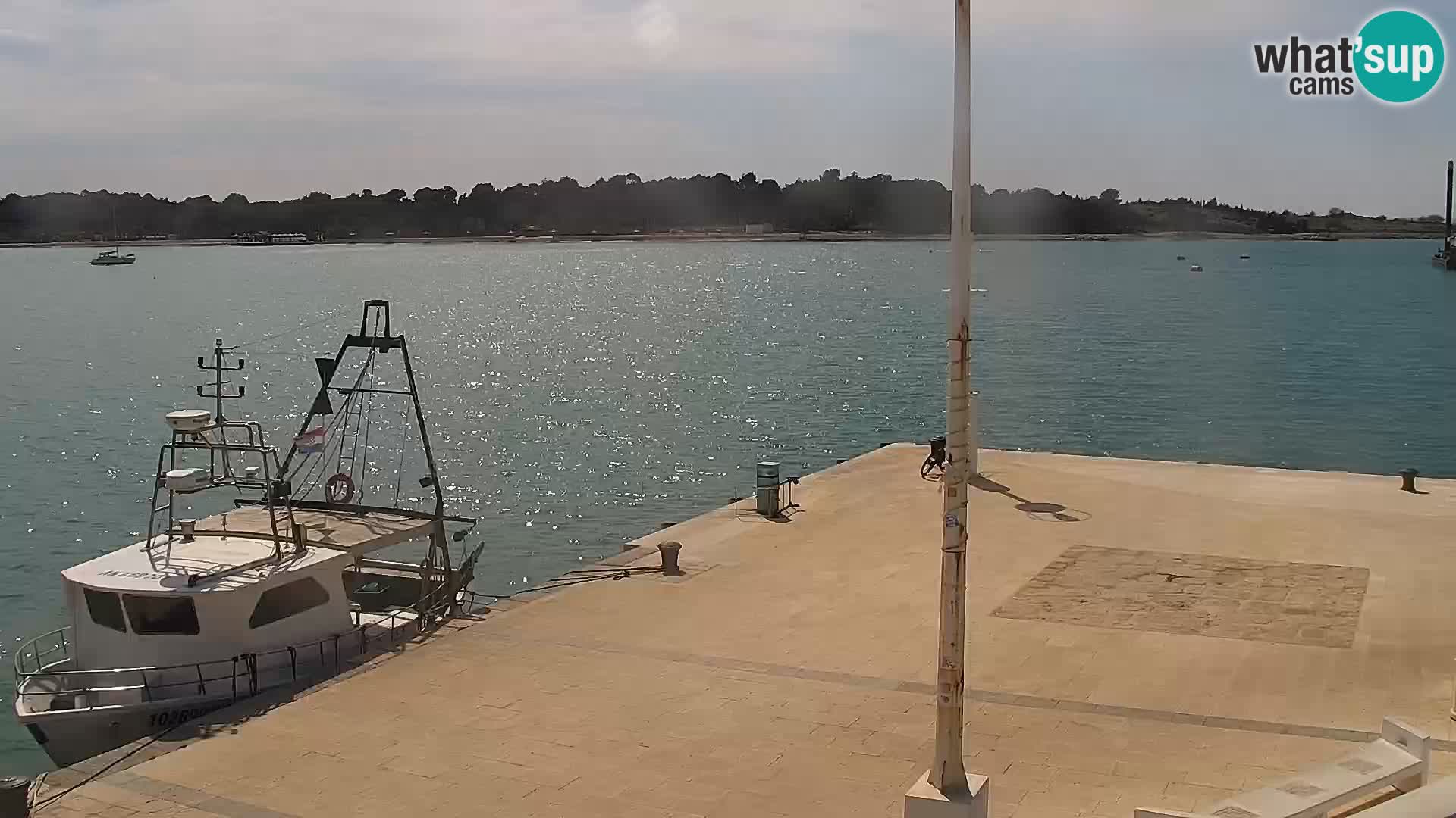 Novalja spletna kamera promenada