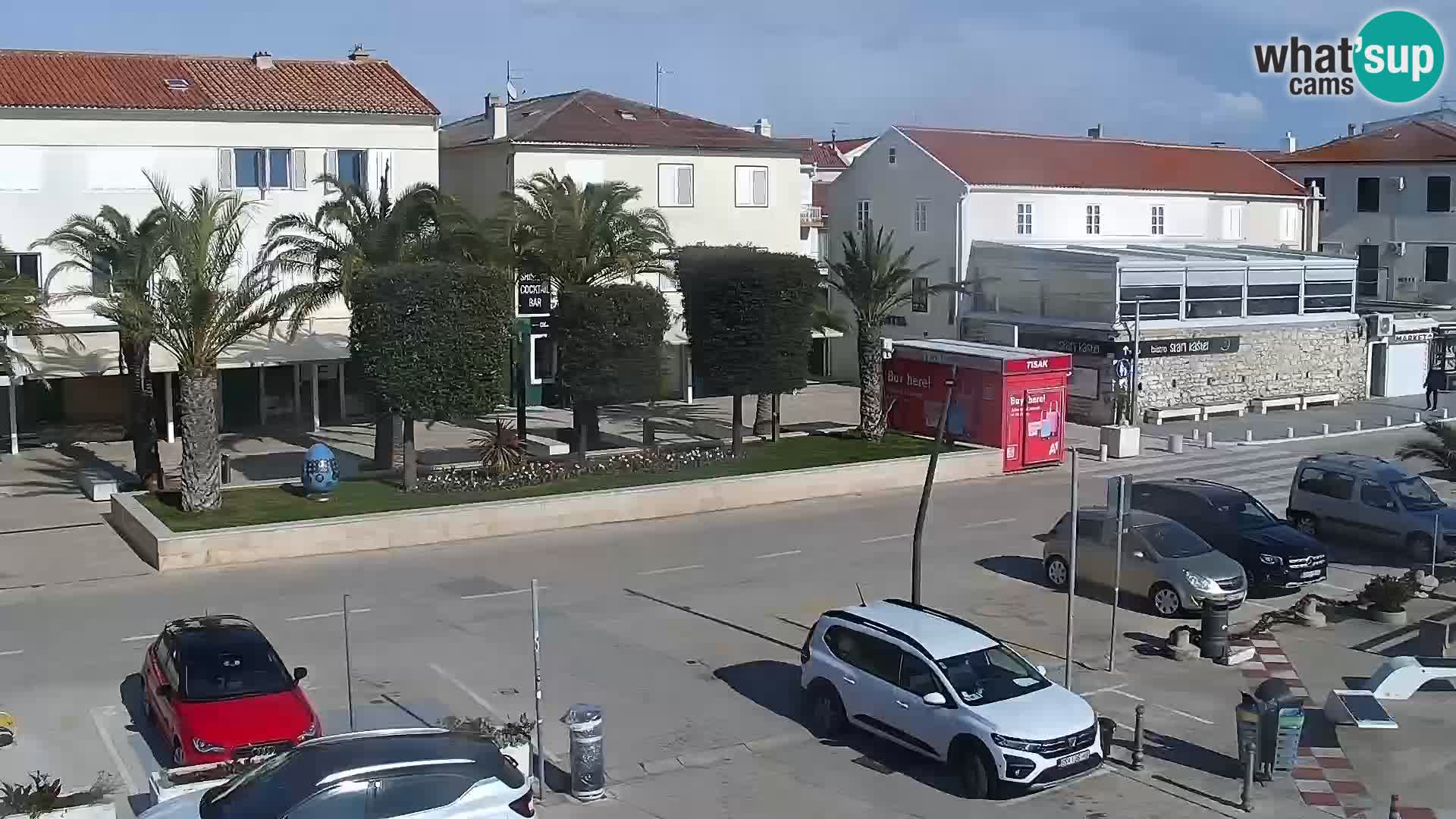 Novalja Livecam promenade