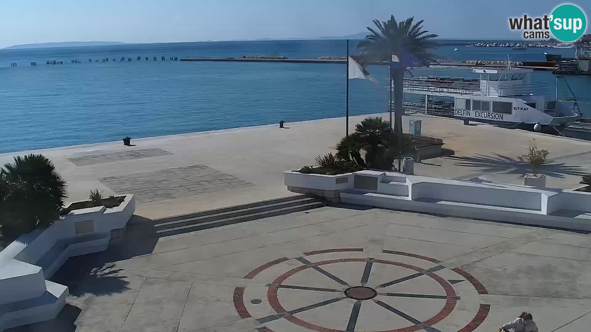 Web kamera Novalja promenada