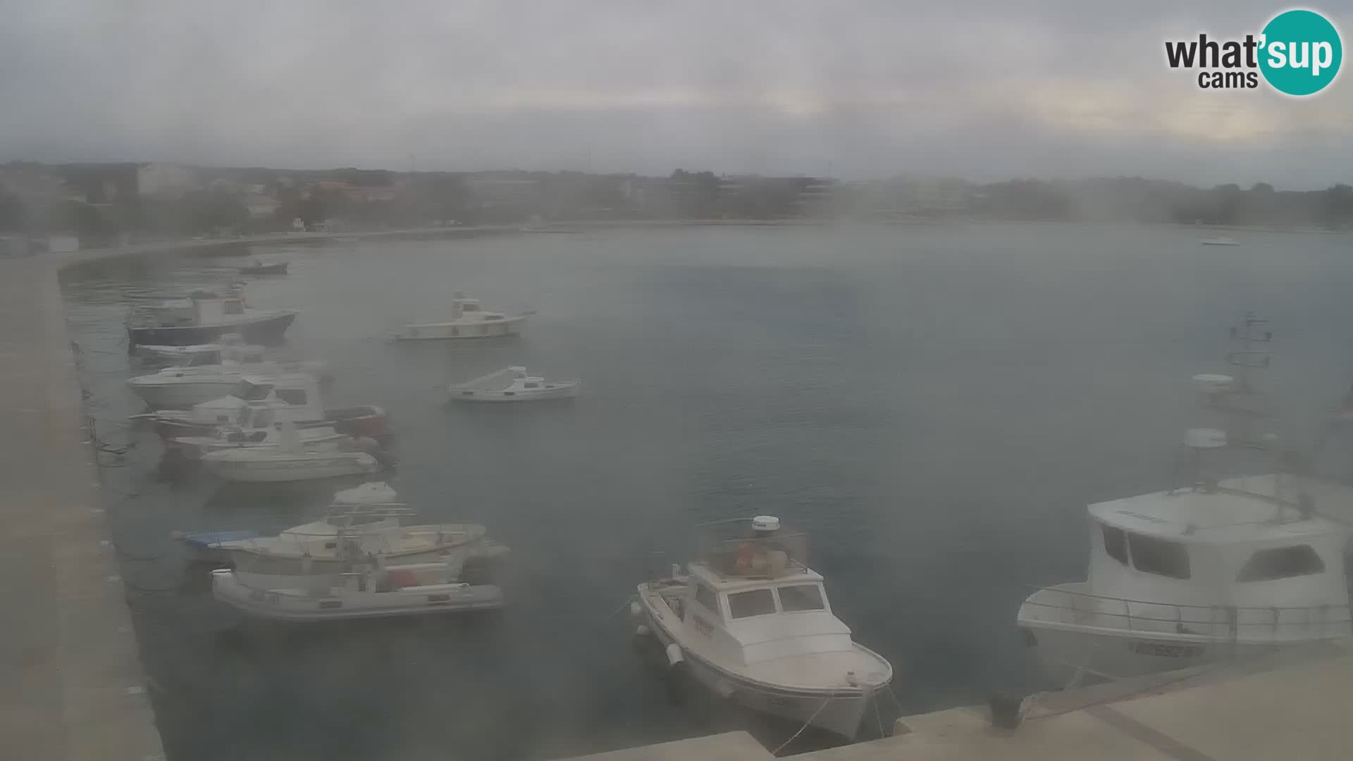 Webcam Novalja seaside promenade