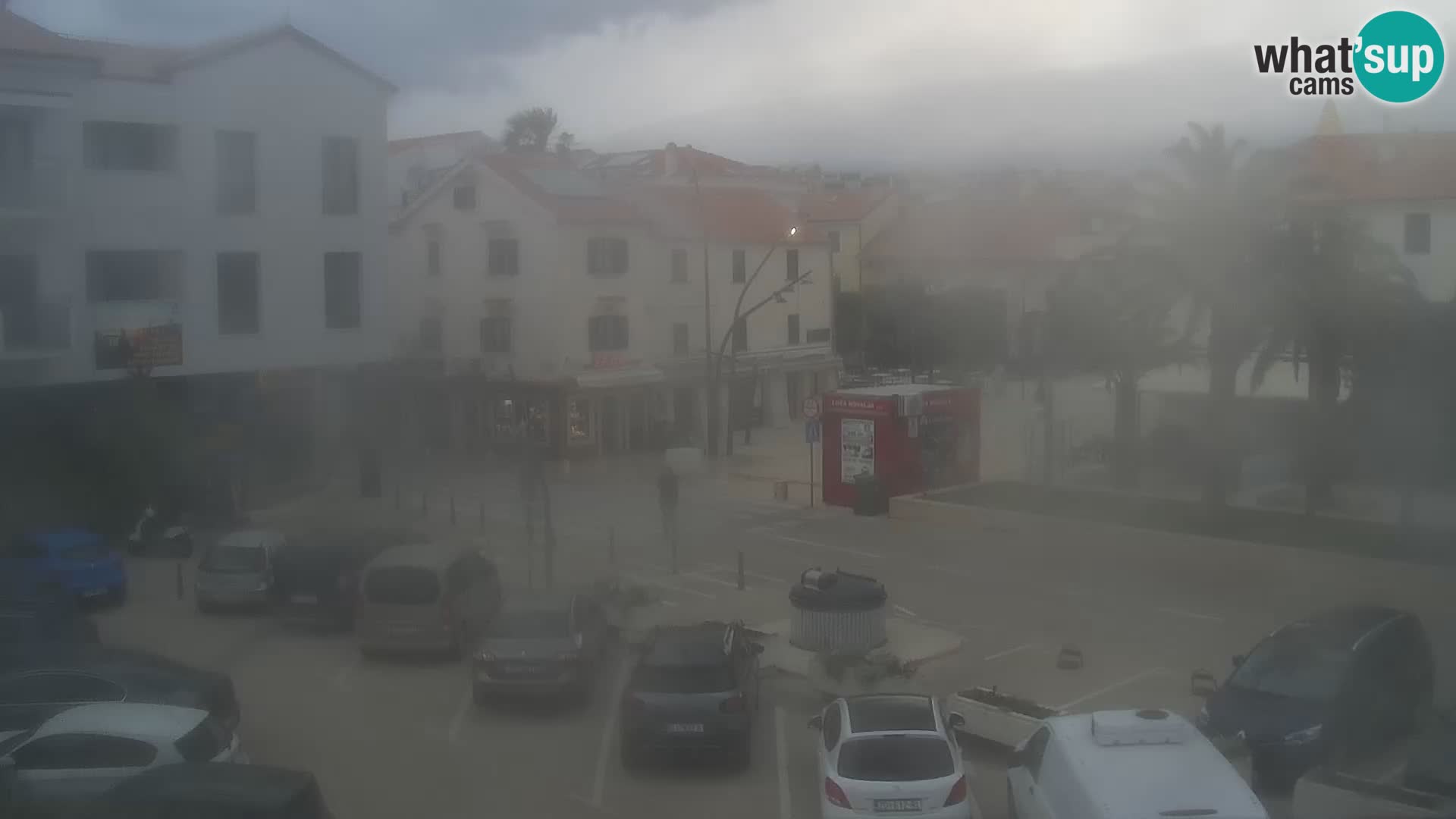 Web kamera Novalja promenada