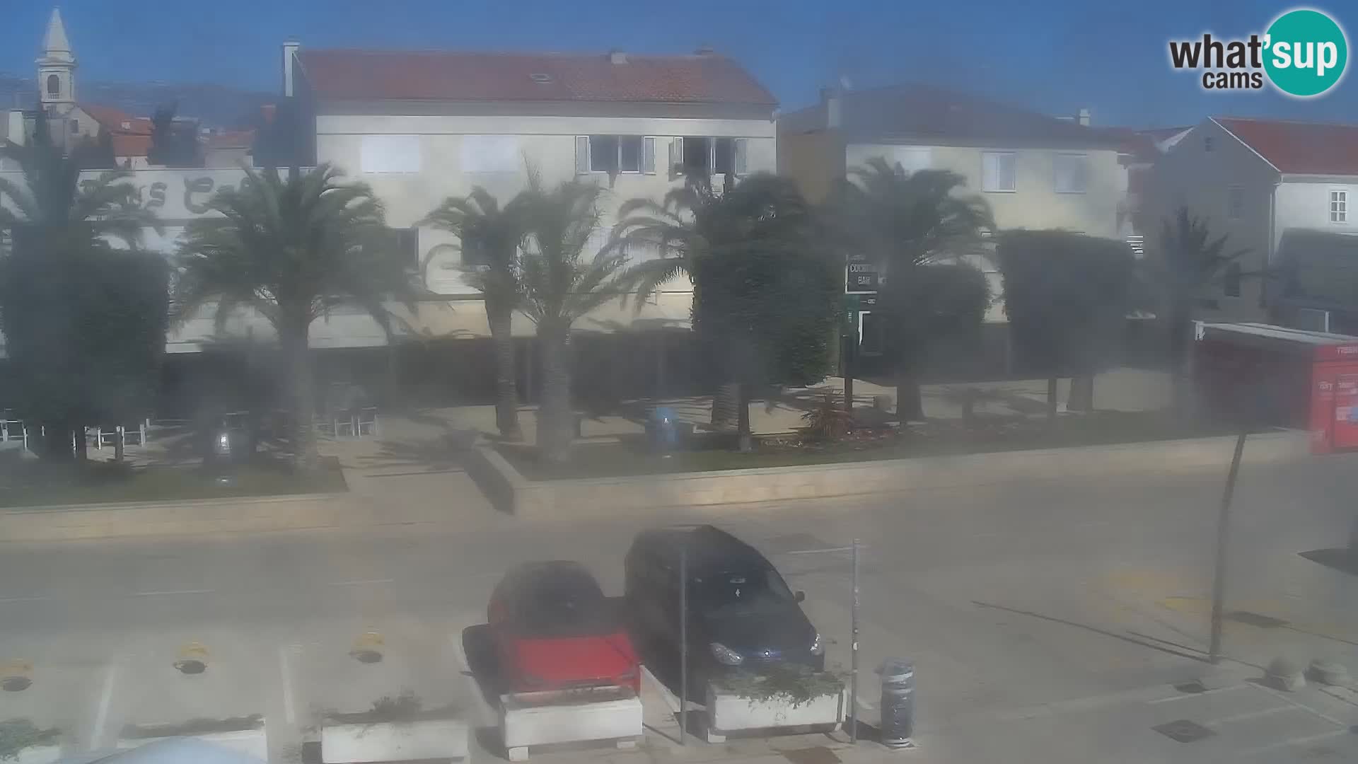 Novalja spletna kamera promenada