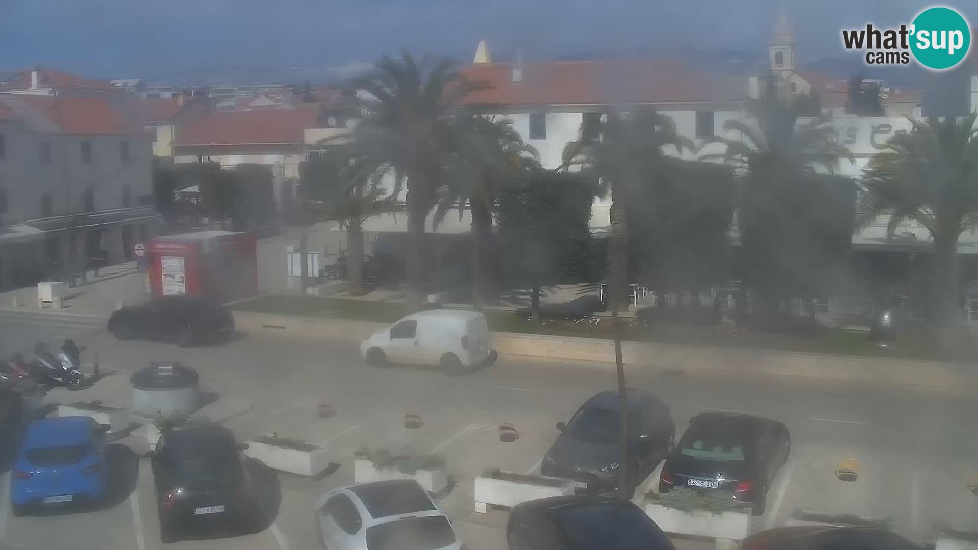 Novalja spletna kamera promenada