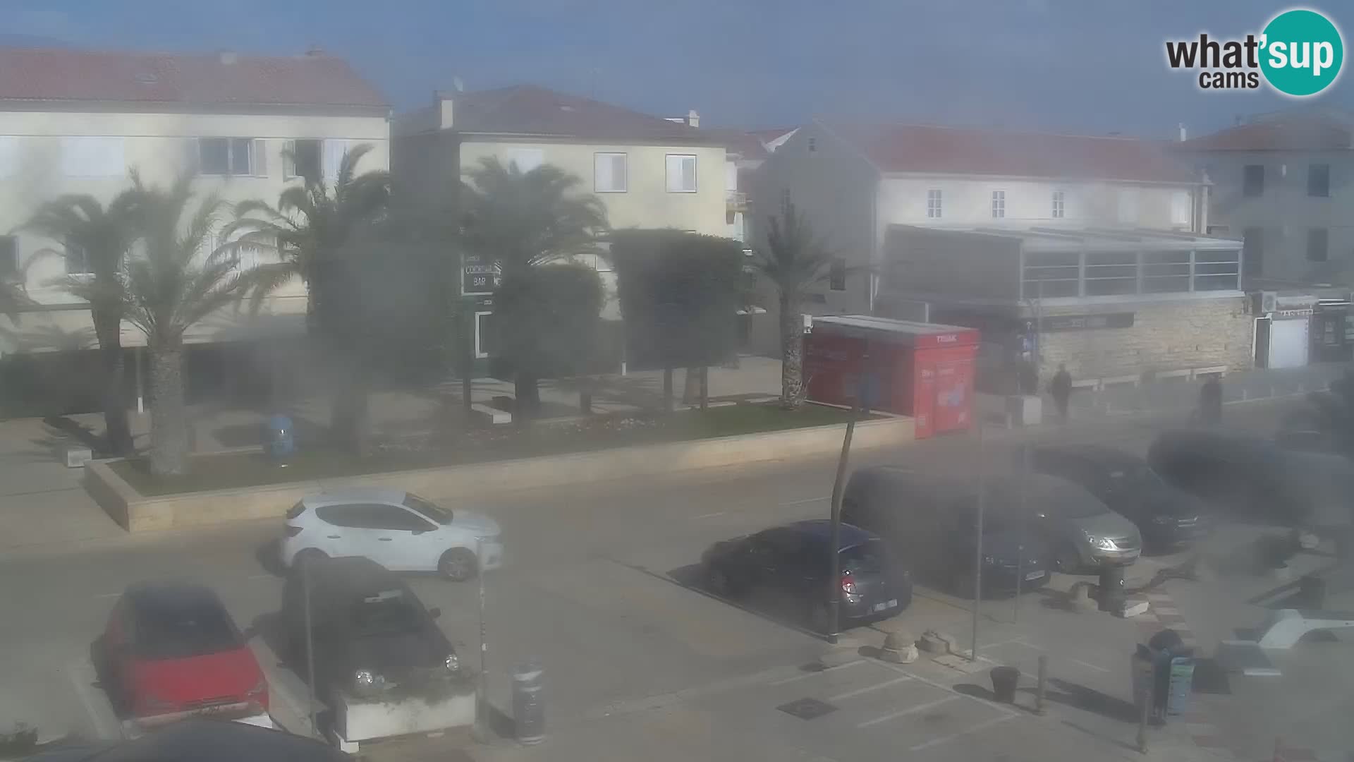 Web kamera Novalja promenada