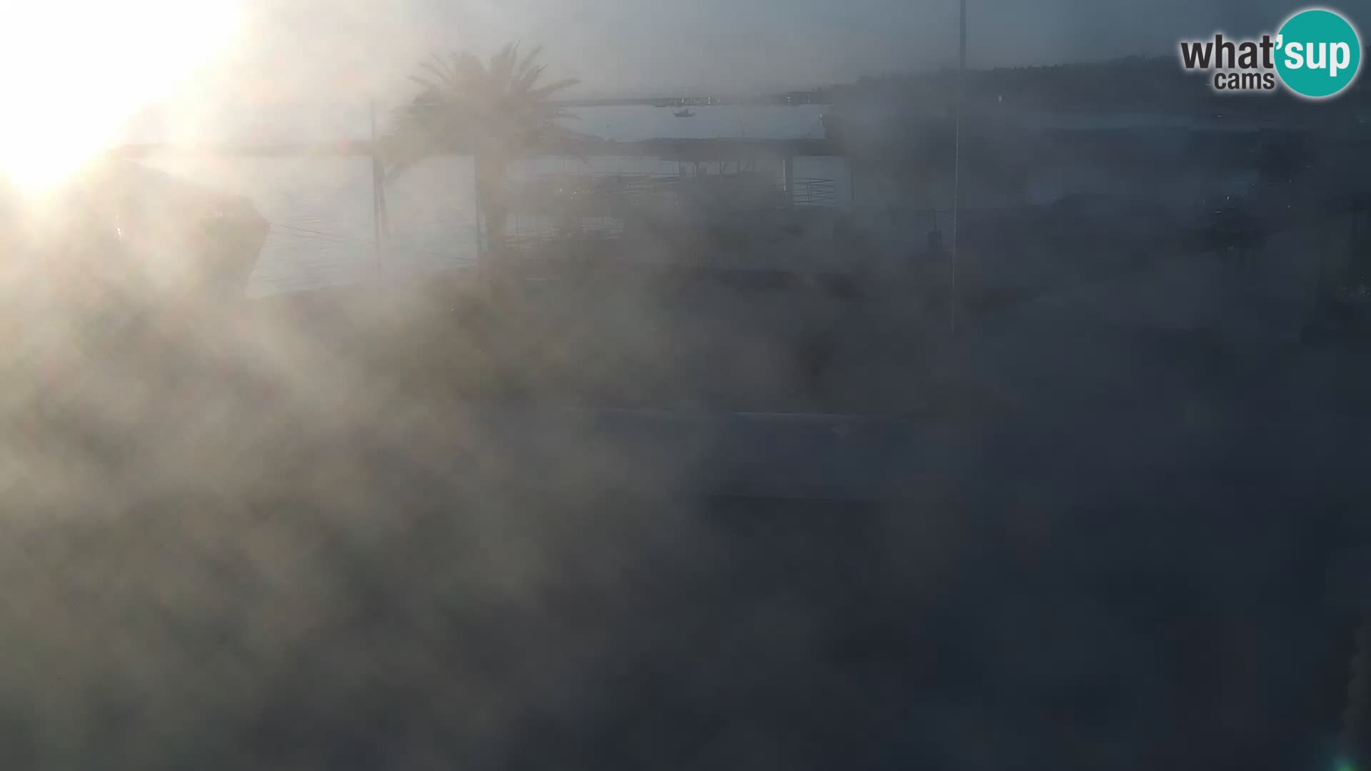 Webcam Novalja seaside promenade