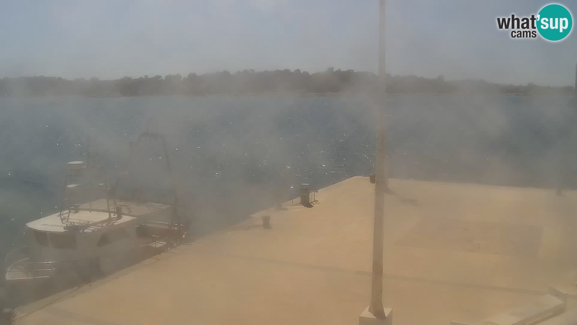 Webcam Novalja seaside promenade