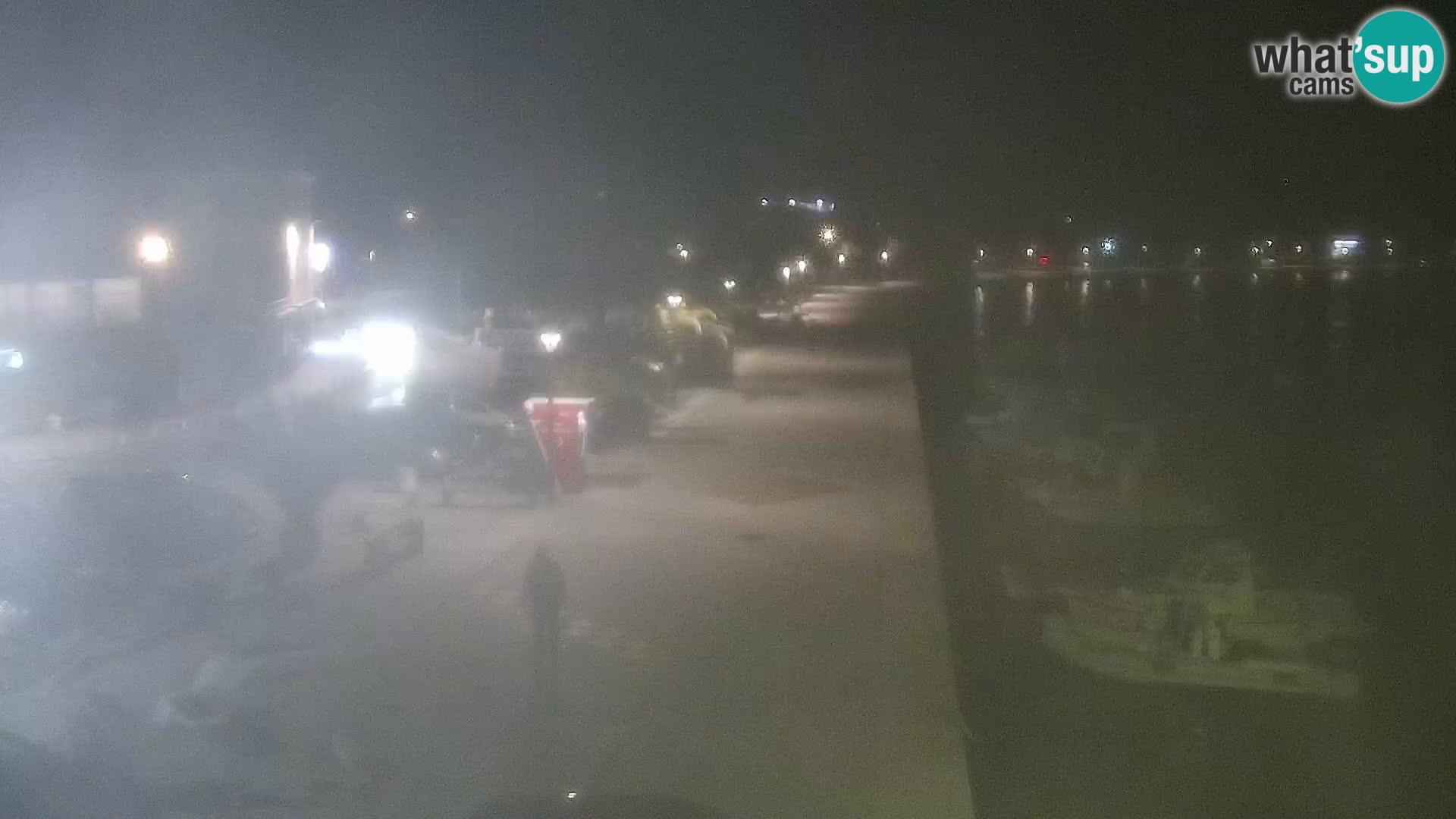 Web kamera Novalja promenada