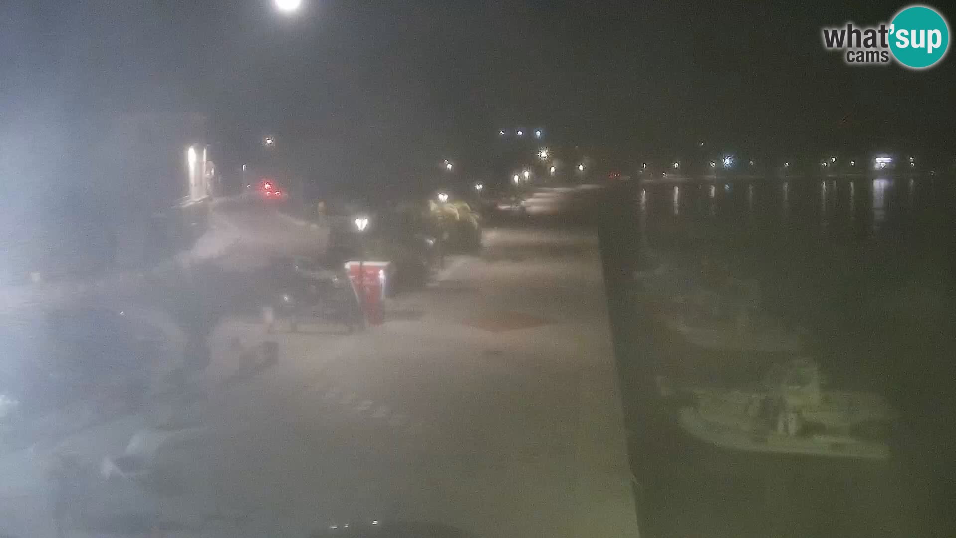 Novalja Livecam promenade