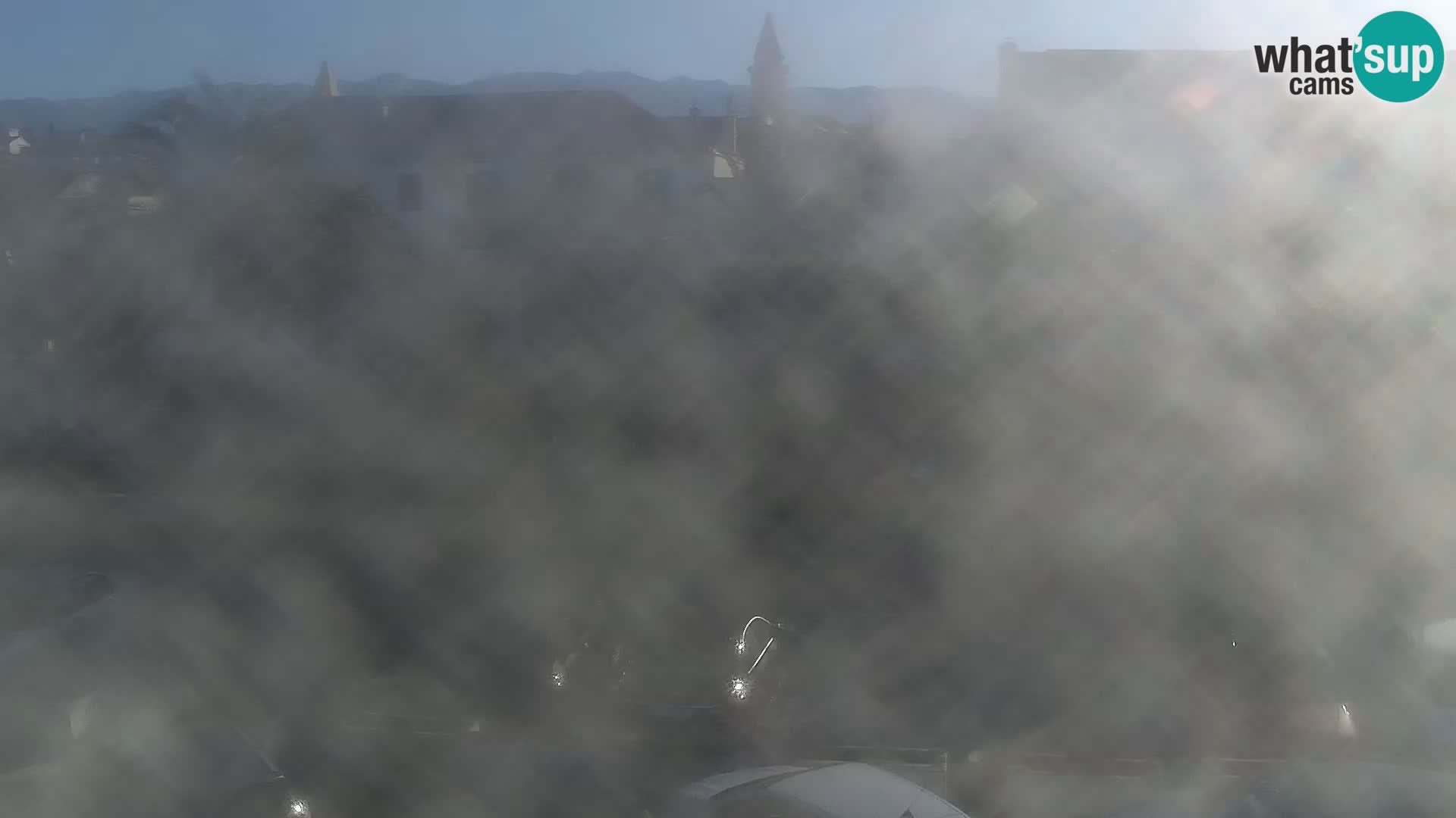 Web kamera Novalja promenada