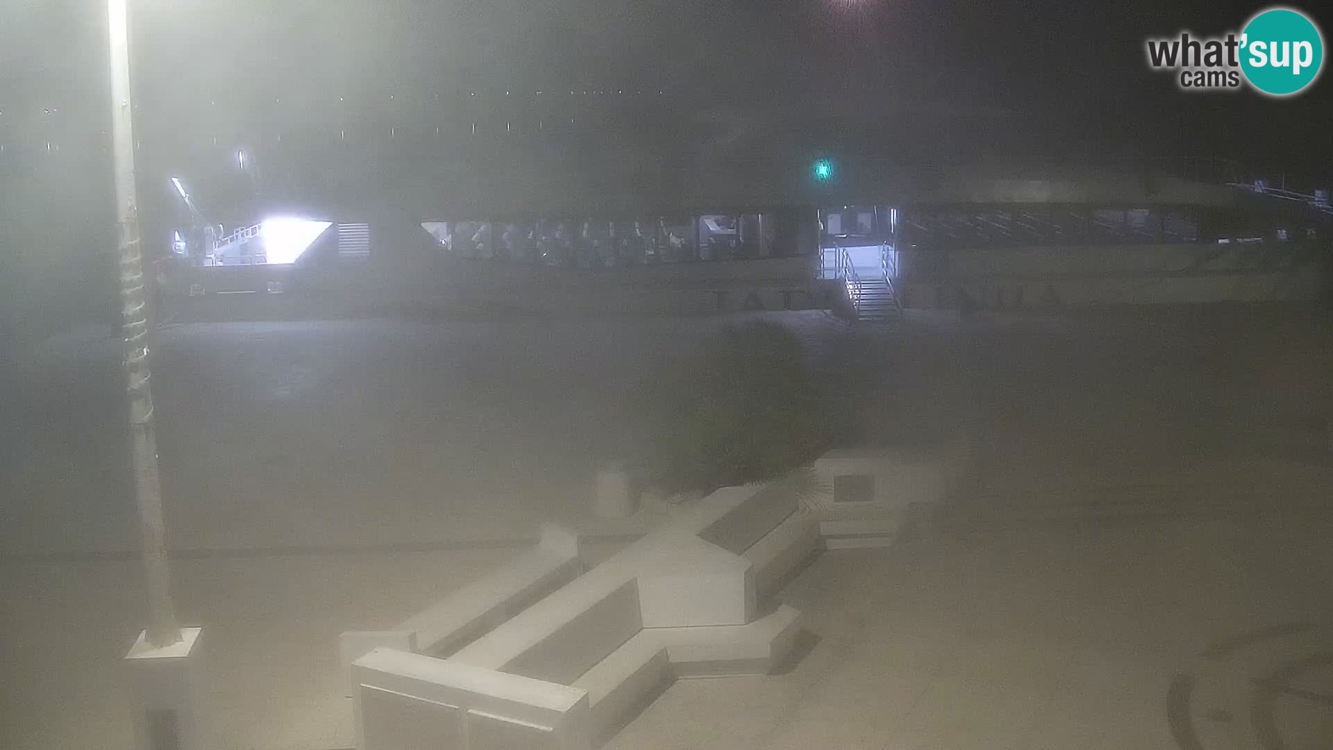 Web kamera Novalja promenada