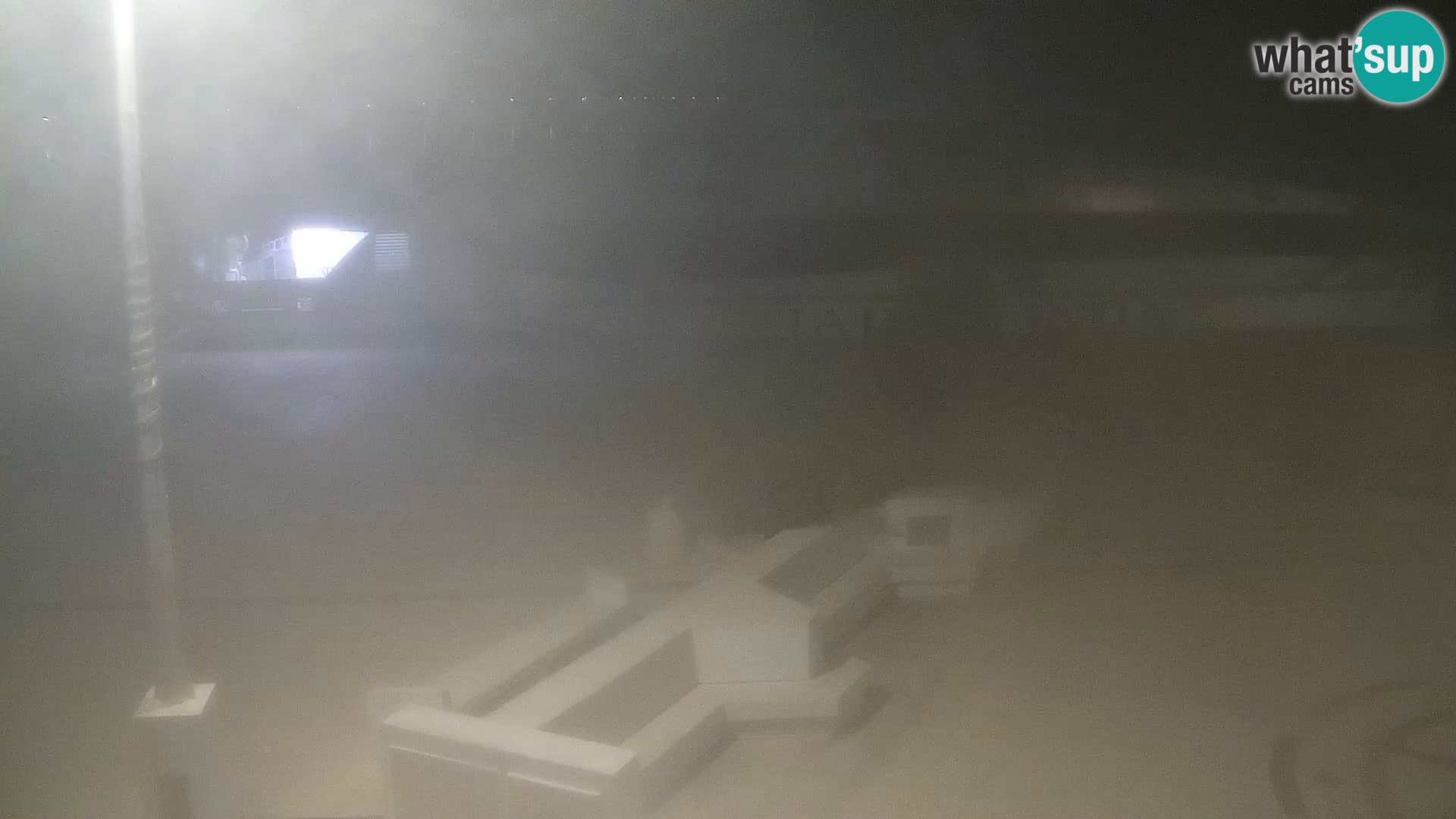 Webcam Novalja seaside promenade