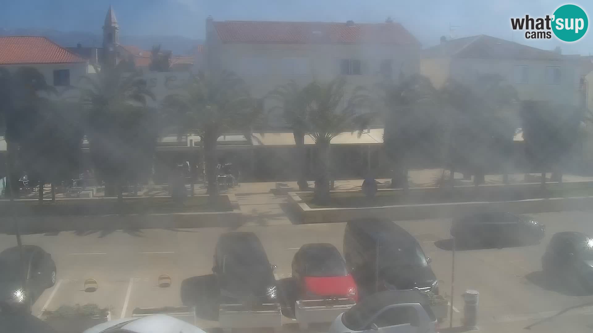 Novalja spletna kamera promenada