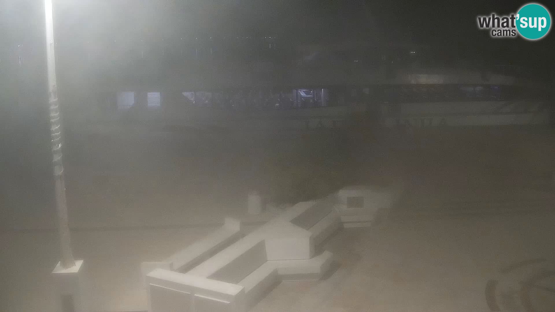 Webcam Novalja seaside promenade